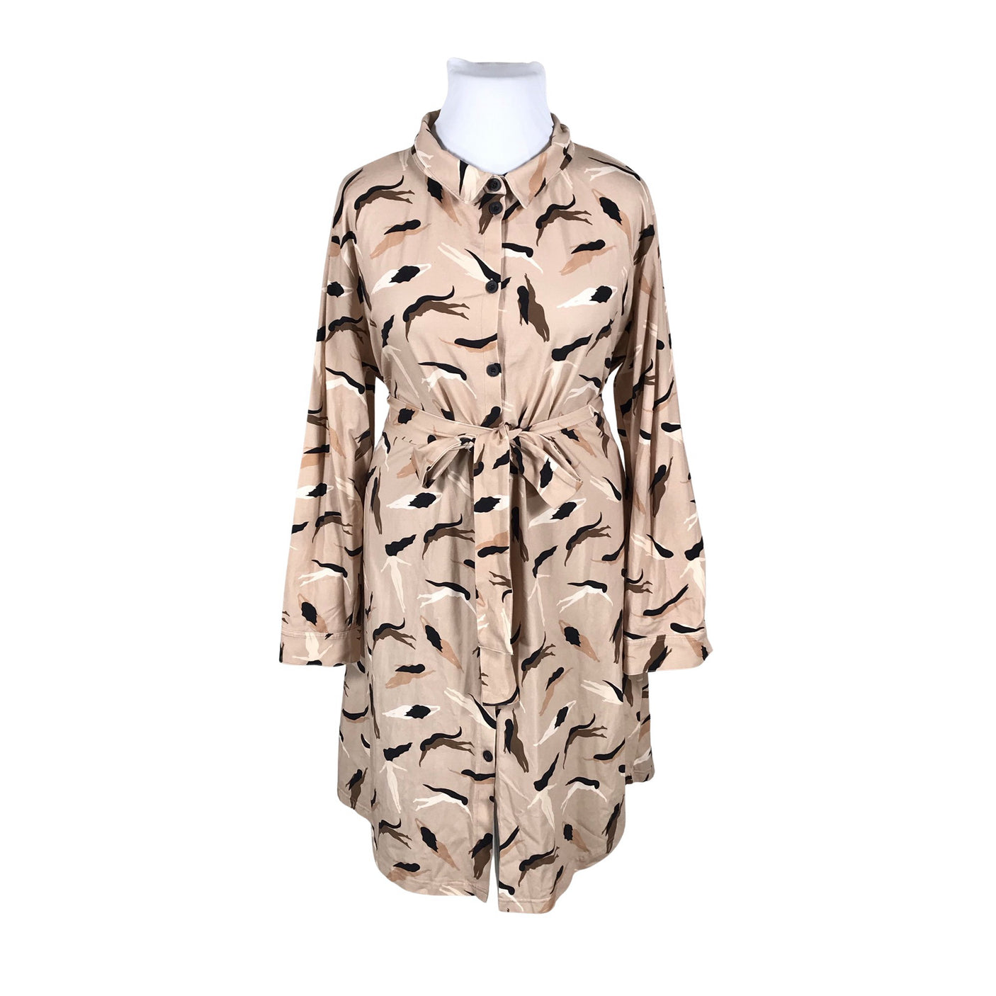 Naisten Yo Zen - Trikoomekko, koko 42 - Beige (1)