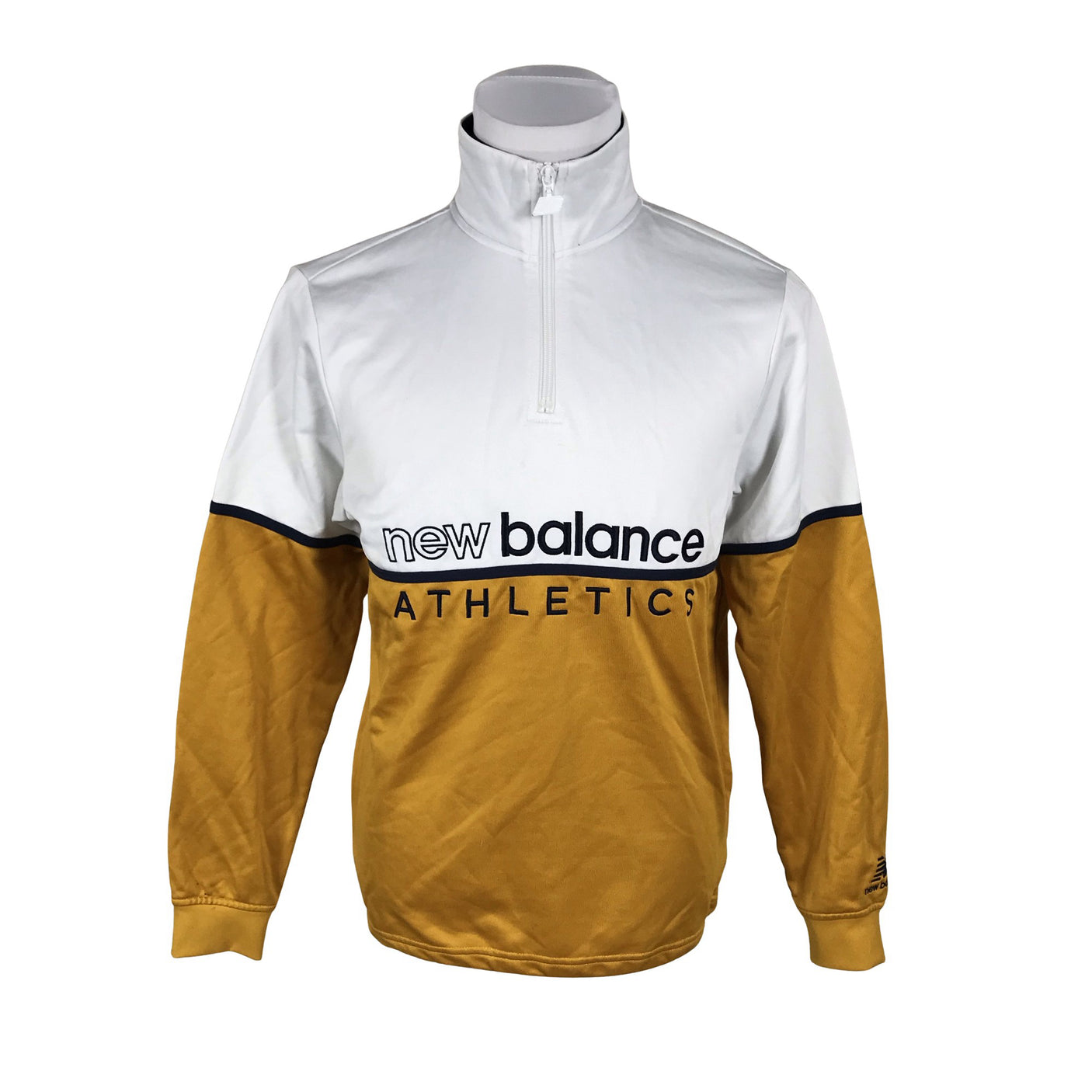 Miesten New Balance - Collegepaita, koko XS - Keltainen (1)