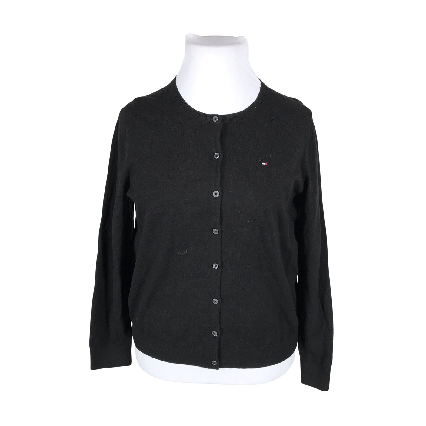 Naisten Tommy Hilfiger - Neuletakki, koko 44 - Musta (1)