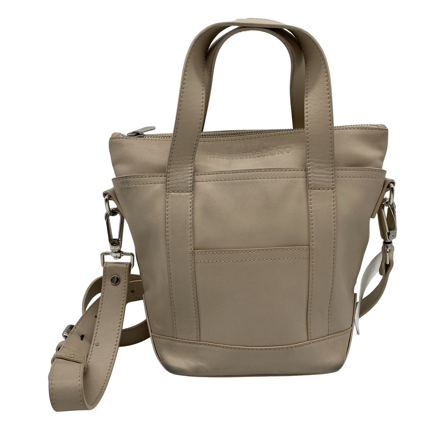 Naisten Marimekko - Olkalaukku, koko Mini - Beige (1)