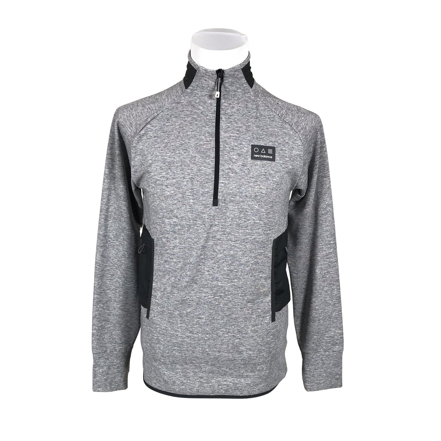 Miesten New Balance - Urheilupaita, pitkät hihat, koko S - Harmaa (1)