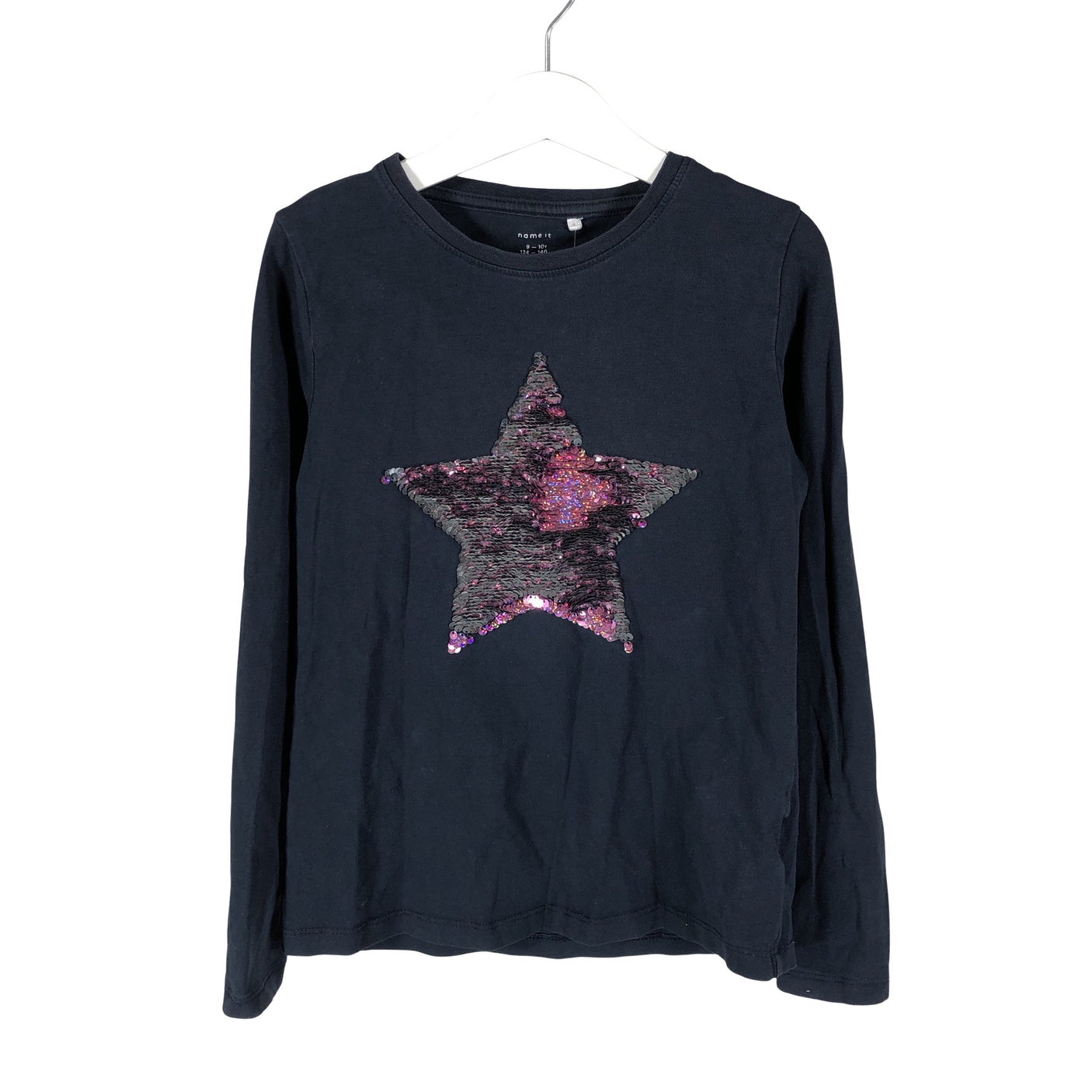 Tyttöjen Name It - Trikoopaita, koko 134 - 140 - Sininen (1)