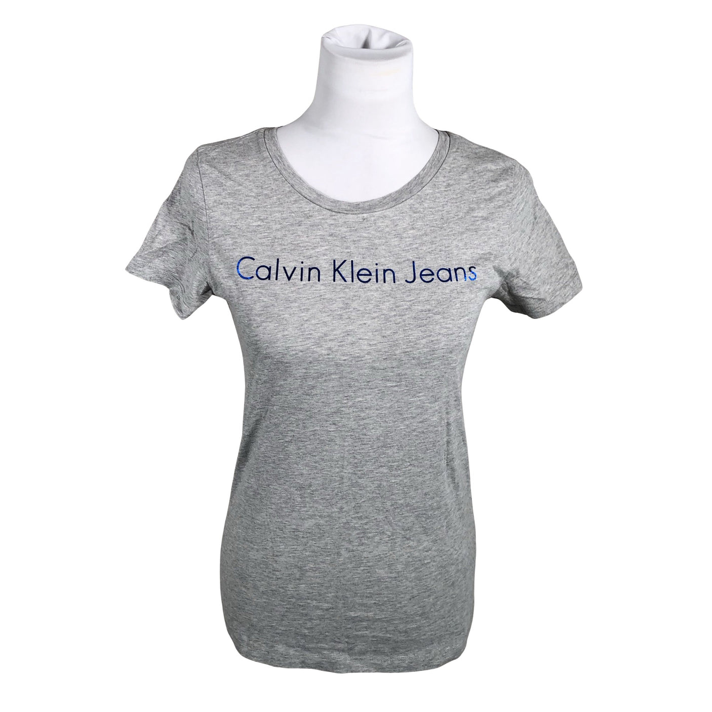 Naisten Calvin Klein Jeans - T-paita, koko 38 - Harmaa (1)