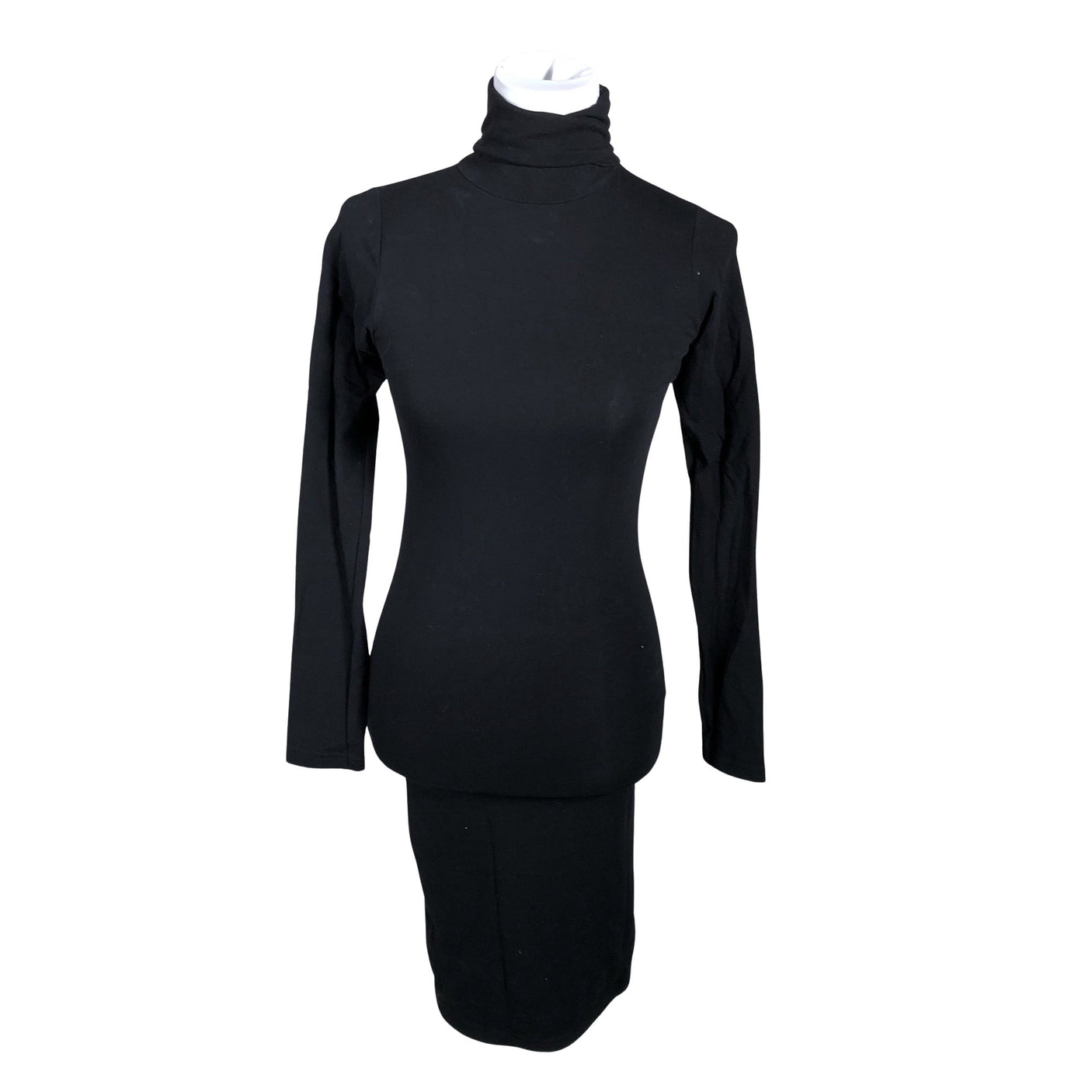 Naisten American Apparel - Trikoomekko, koko 36 - Musta (1)