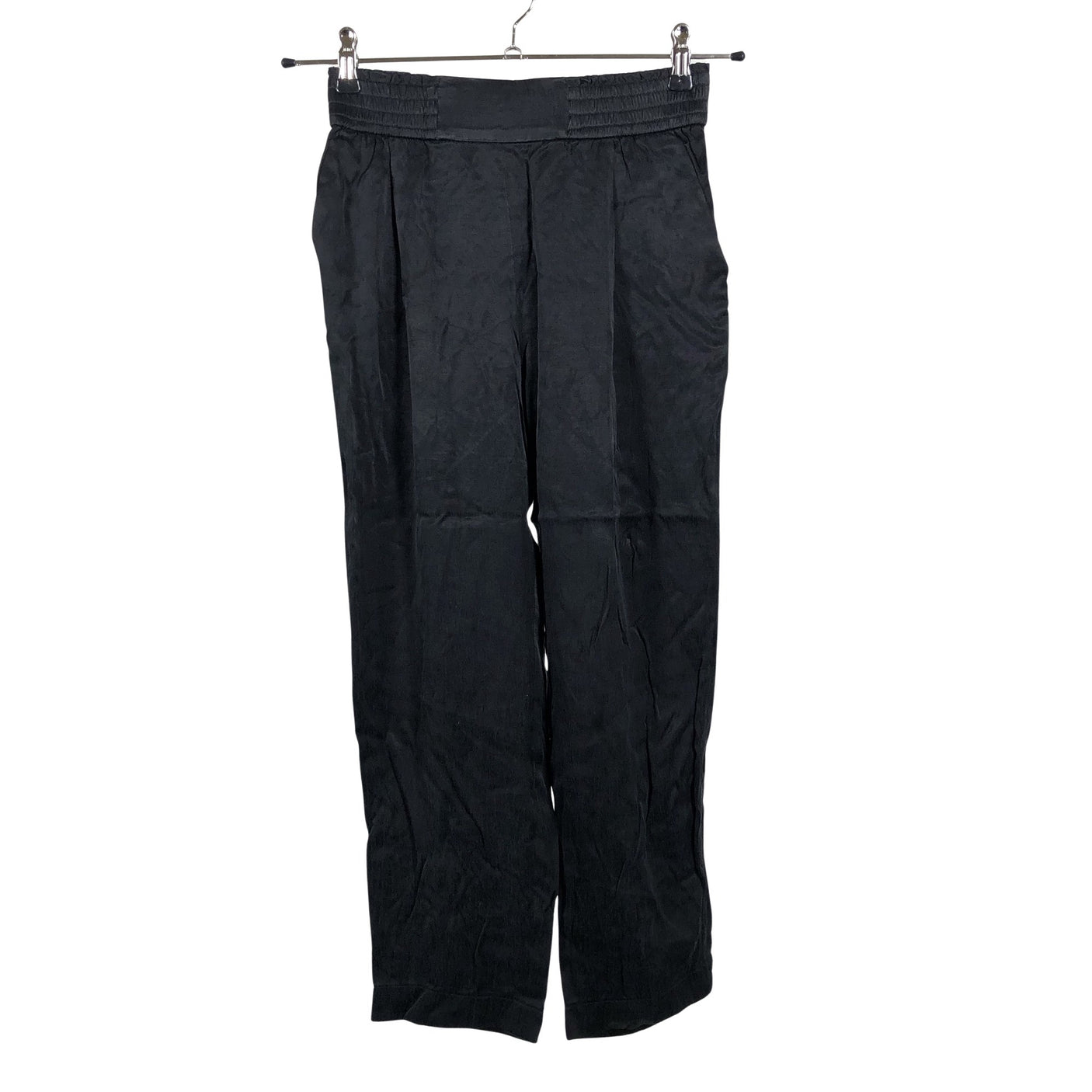 Naisten Massimo Dutti - Kangashousut, koko 34 - Musta (1)