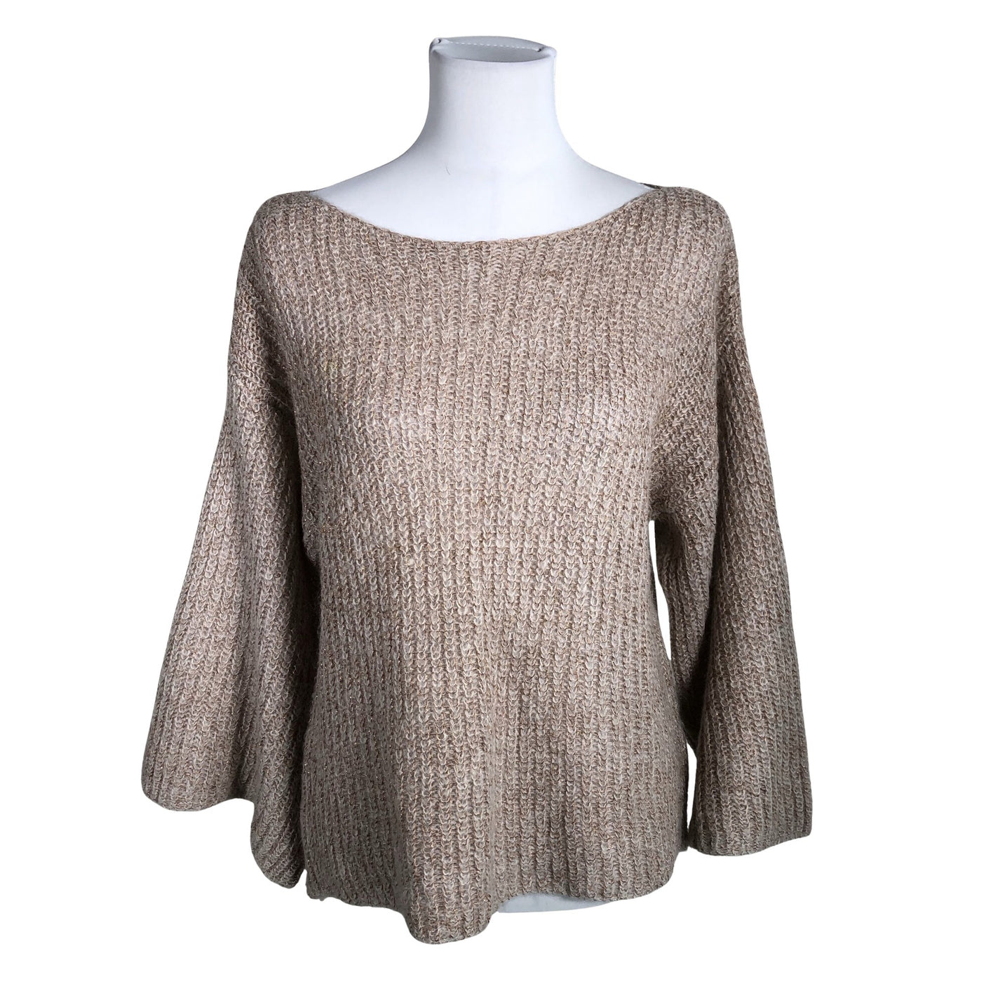 Naisten Supertrash - Neulepaita, koko 38 - Beige (2)