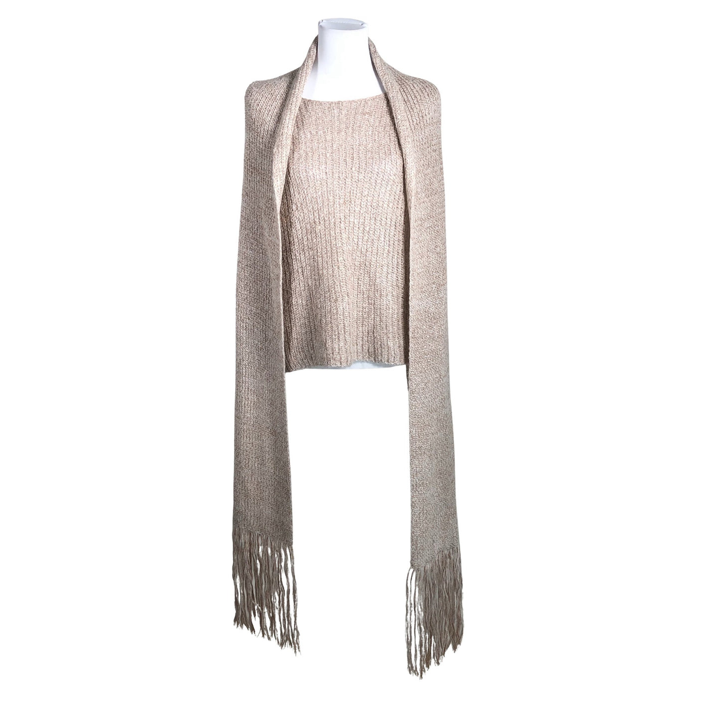 Naisten Supertrash - Neulepaita, koko 38 - Beige (1)