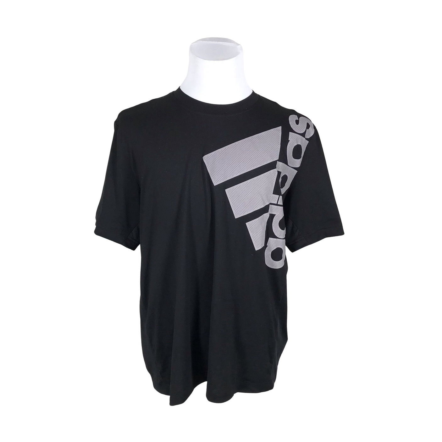 Miesten Adidas - Urheilupaita, lyhyet hihat, koko L - Musta (1)