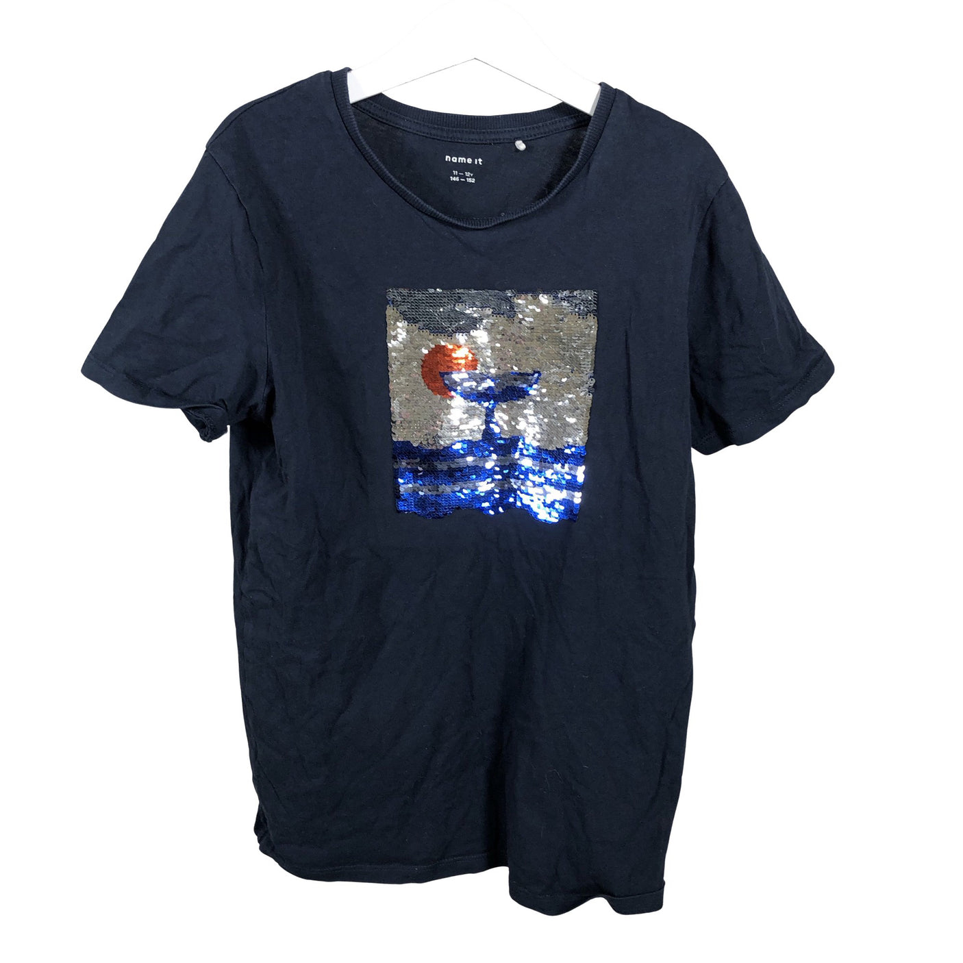 Unisex Name It - T-paita, koko 146 - 152 - Sininen (1)