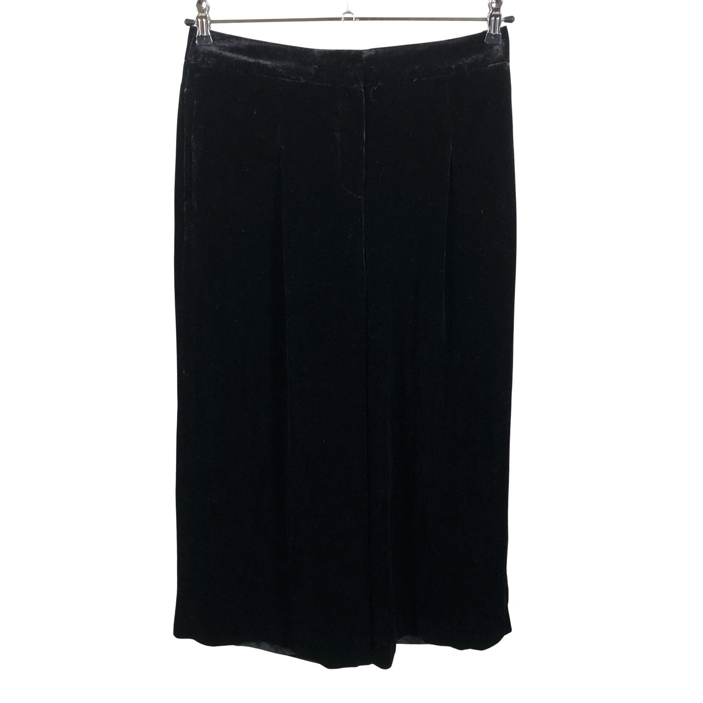 Naisten Marks&Spencer - Samettihousut, koko 38 - Musta (1)