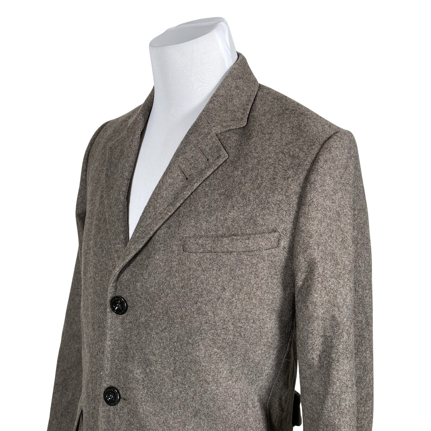 Miesten Tiger of Sweden - Villakangastakki, koko M - Harmaa (2)