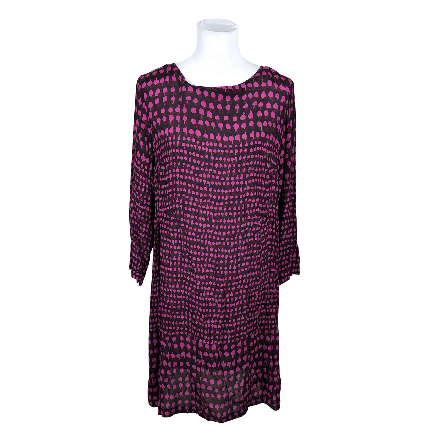 Naisten Ritva Falla - Sifonkimekko, koko 40 - Pinkki (1)
