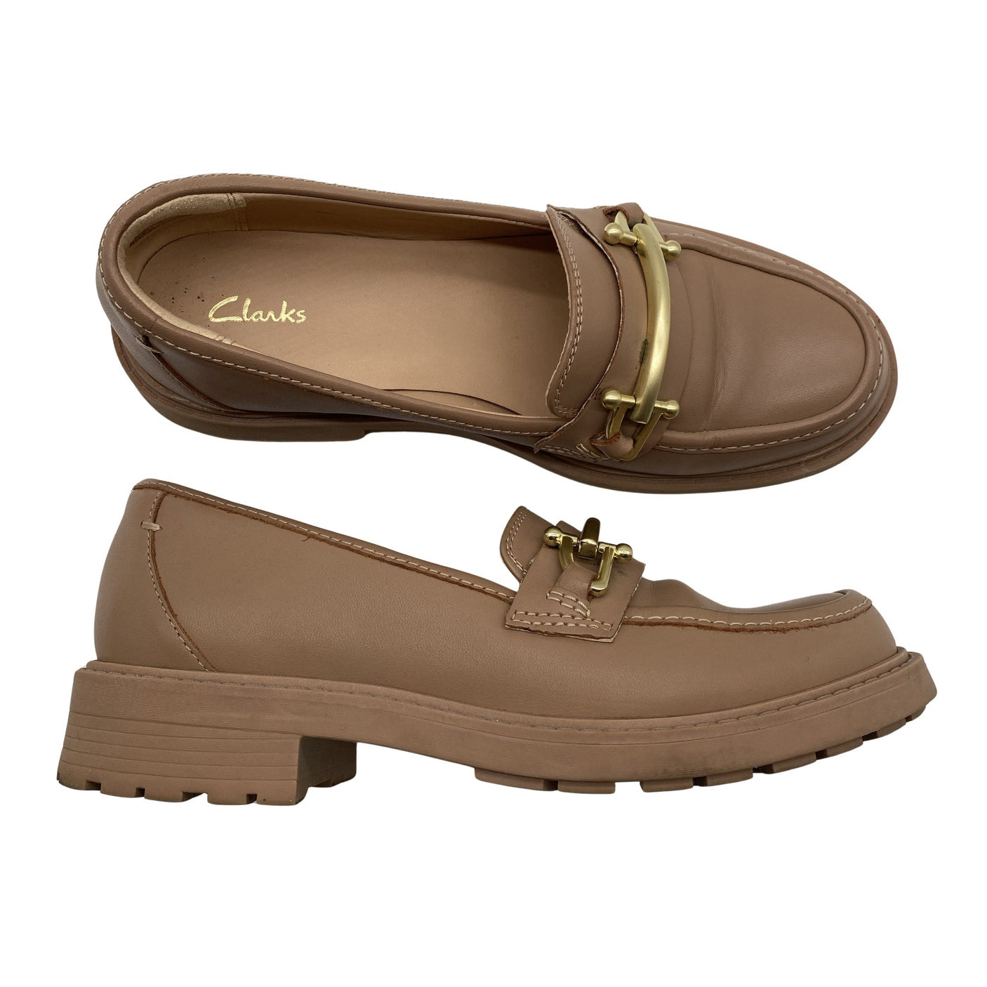 Naisten Clarks - Loaferit, koko 37 - Vaaleanpunainen (1)
