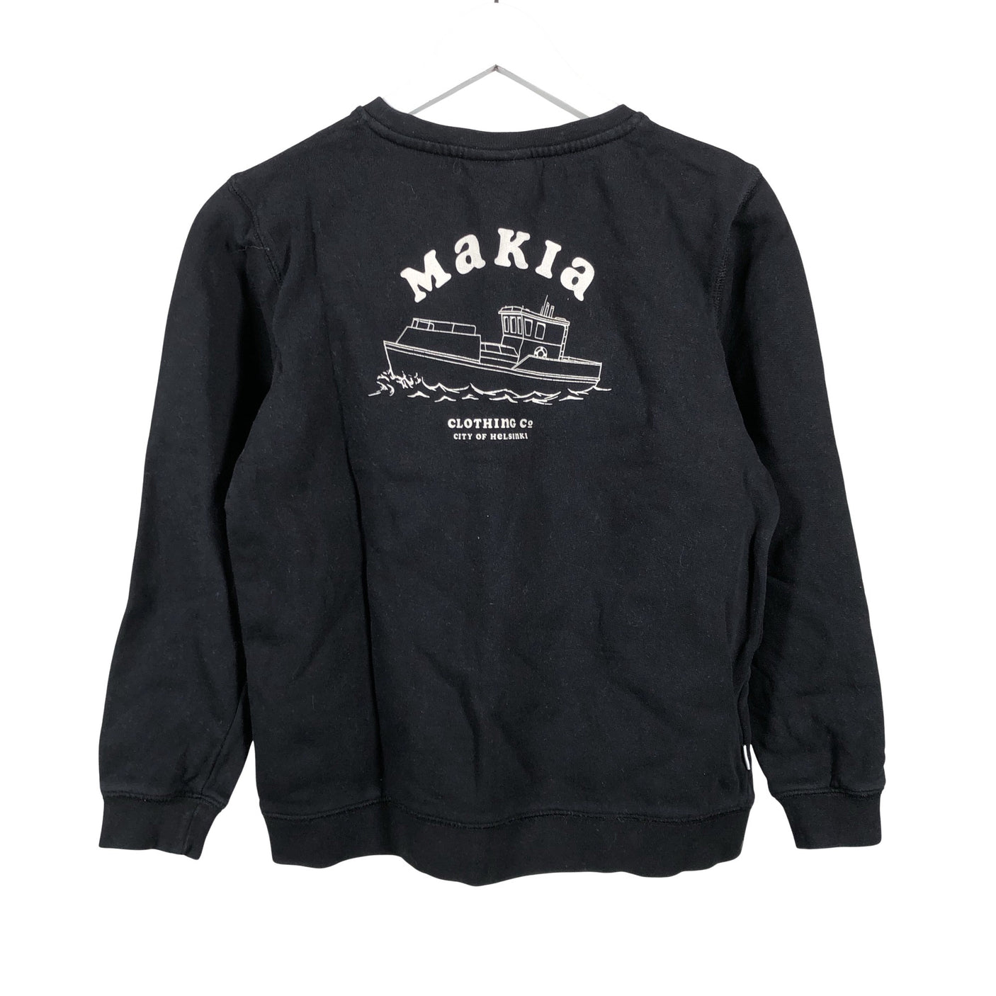 Unisex Makia - Collegepaita, koko 158 - 164 - Musta (2)