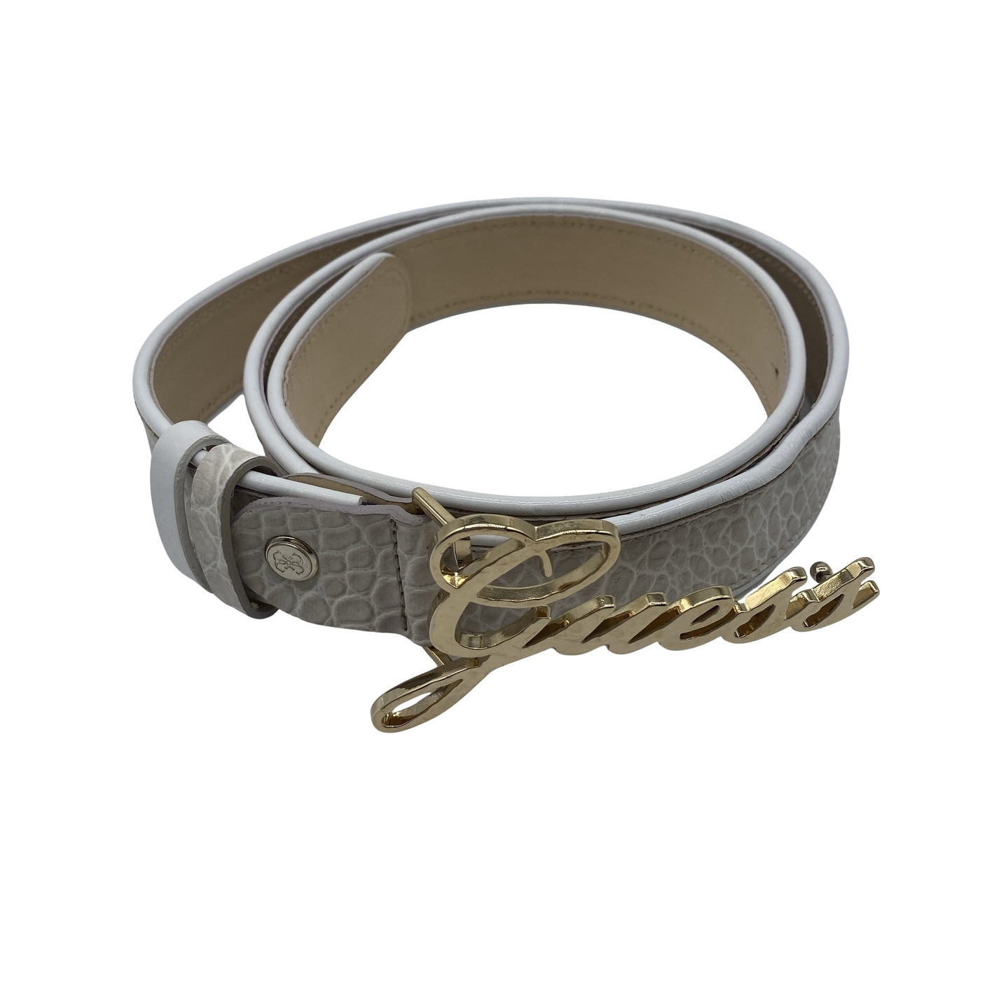 Naisten Guess - Nahkavyö, koko Ei kokoa - Luonnonvalkoinen (1)