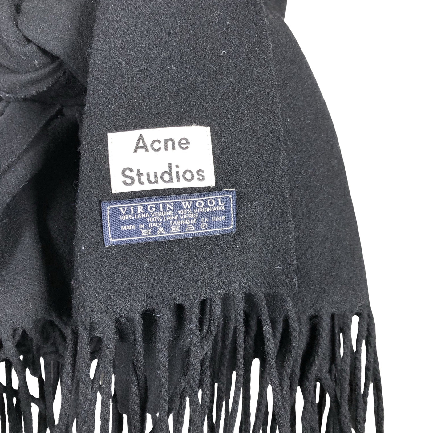 Naisten Acne Studios - Kaulaliina, koko Ei kokoa - Musta (2)