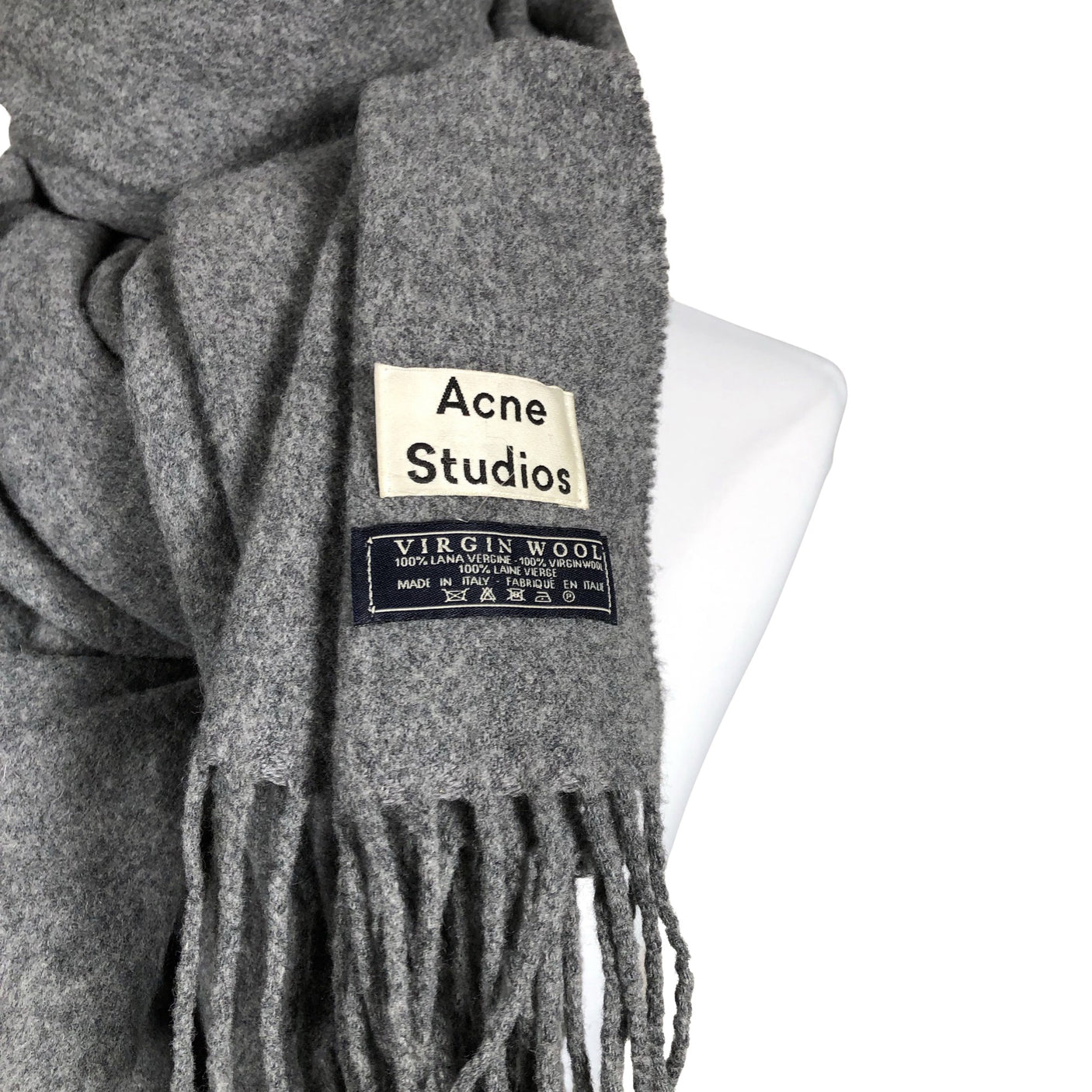 Naisten Acne Studios - Kaulaliina, koko Ei kokoa - Harmaa (2)