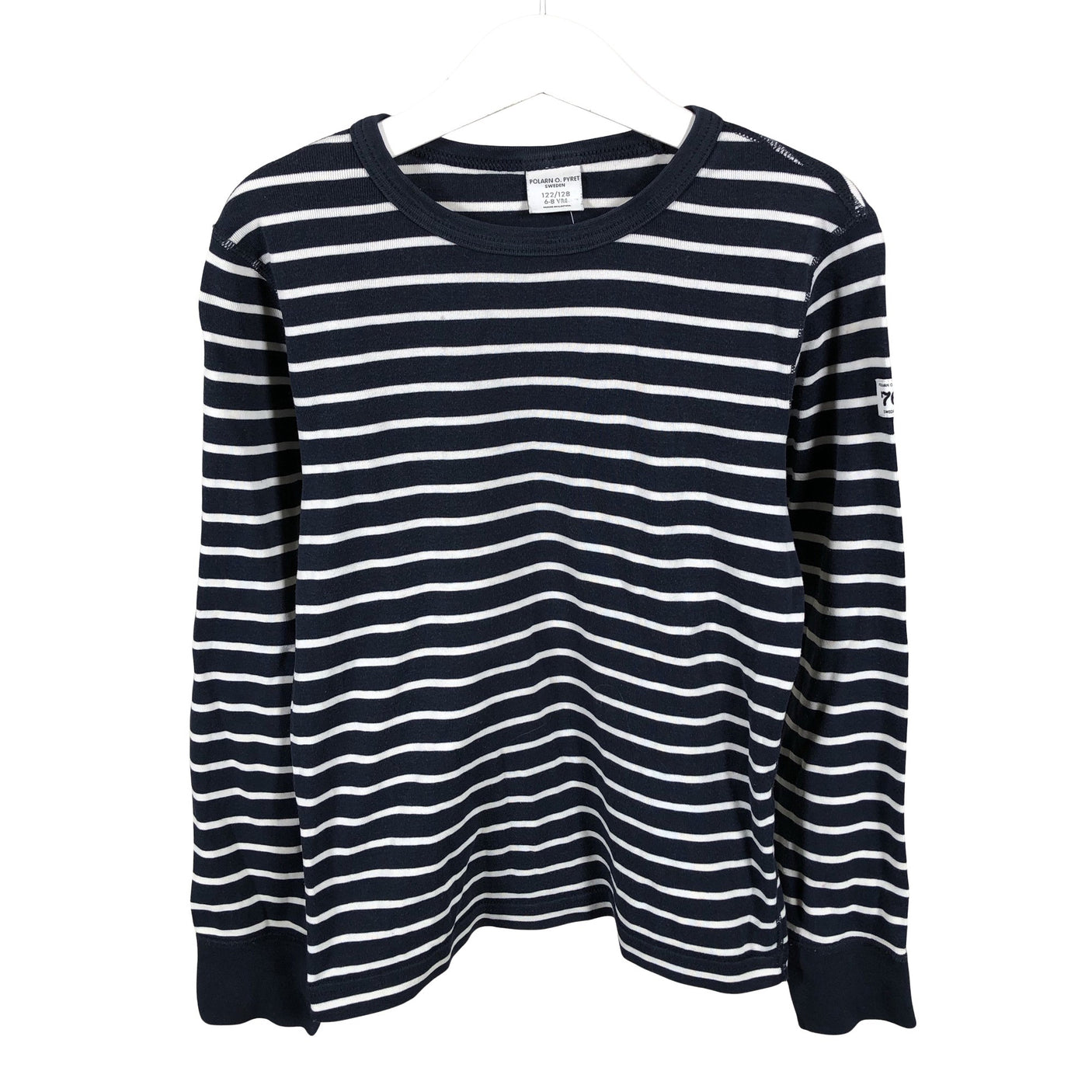 Unisex Polarn O. Pyret - Trikoopaita, koko 122 - 128 - Sininen (1)