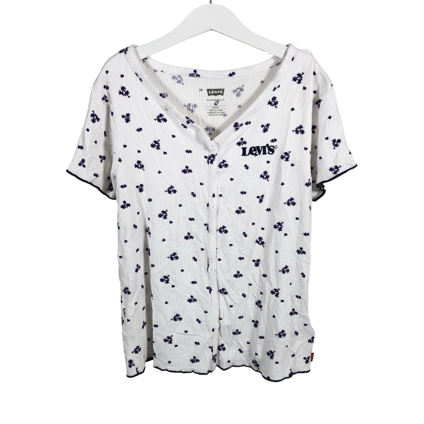 Tyttöjen Levi's - T-paita, koko 152 - 158 - Valkoinen (1)