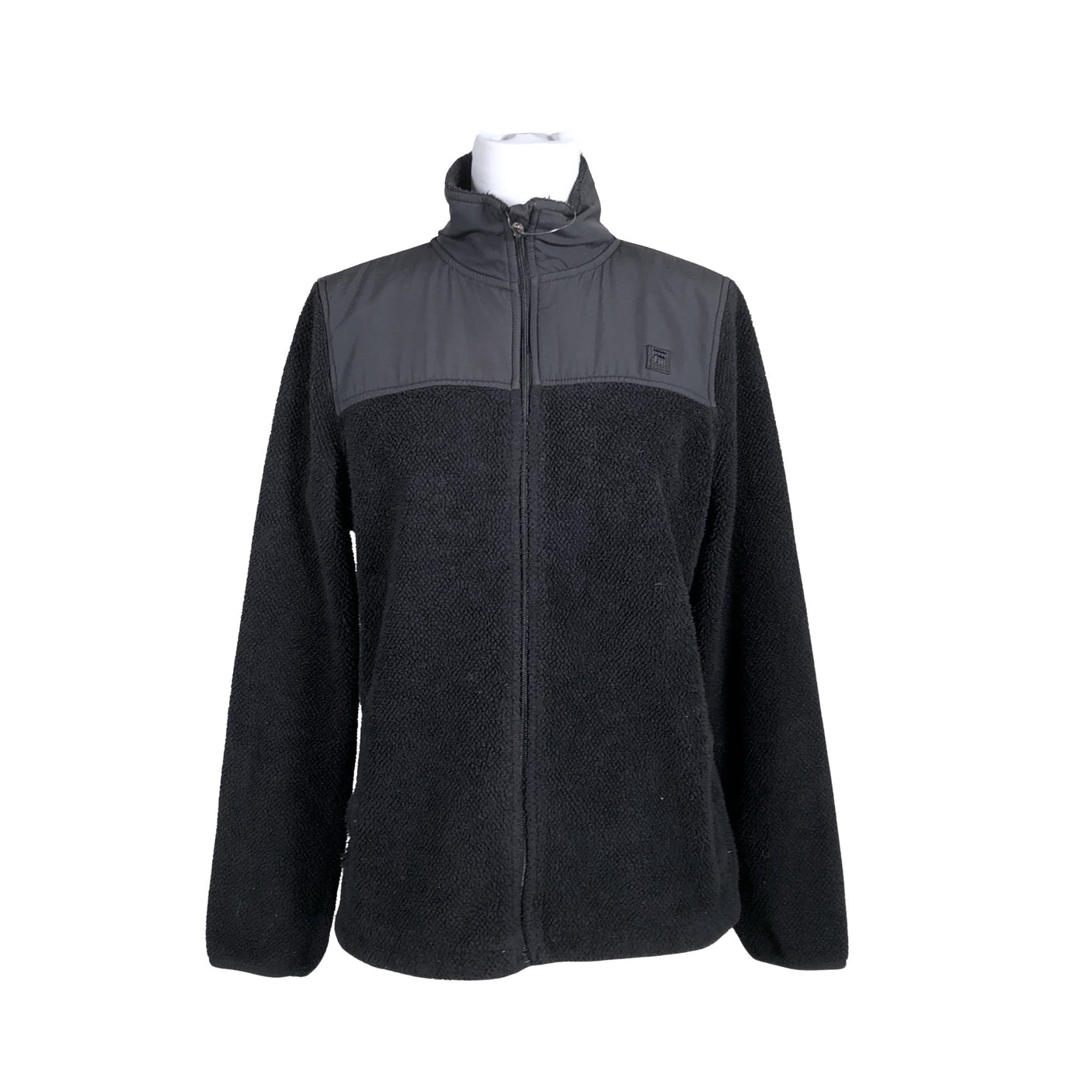 Naisten Fila - Fleecetakki, koko 40 - Musta (1)