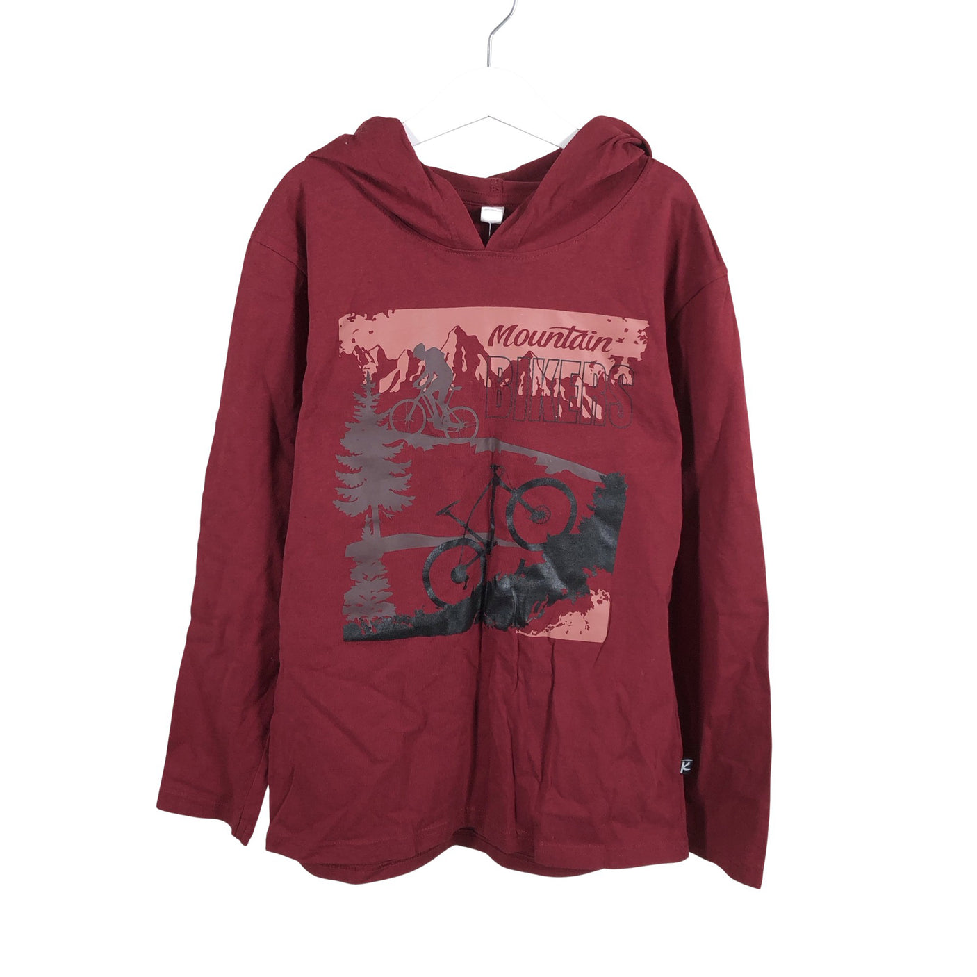 Unisex Keiki - Trikoopaita, koko 140 - 146 - Viininpunainen (1)