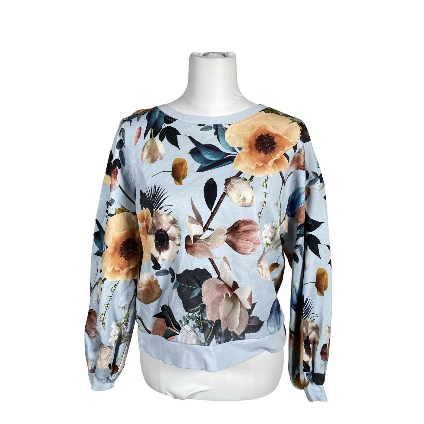 Naisten Uhana Design - Trikoopaita, koko 40 - Vaaleansininen (1)