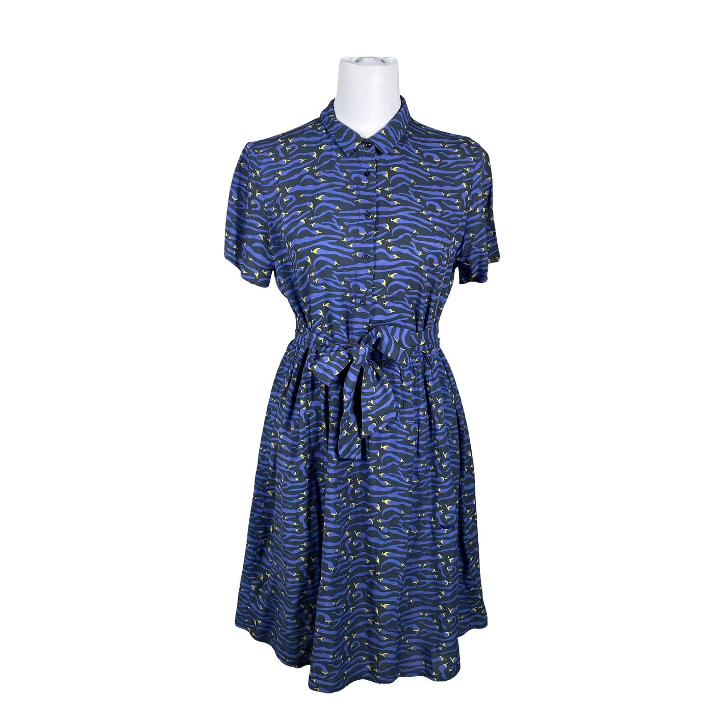 Naisten Brava Fabrics - Sifonkimekko, koko 38 - Sininen (1)