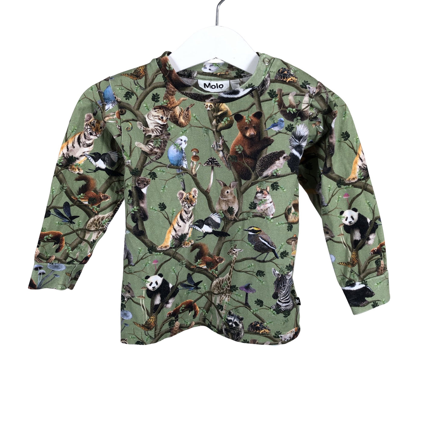 Unisex Molo Kids - Trikoopaita, koko 80 - 86 - Vihreä (1)