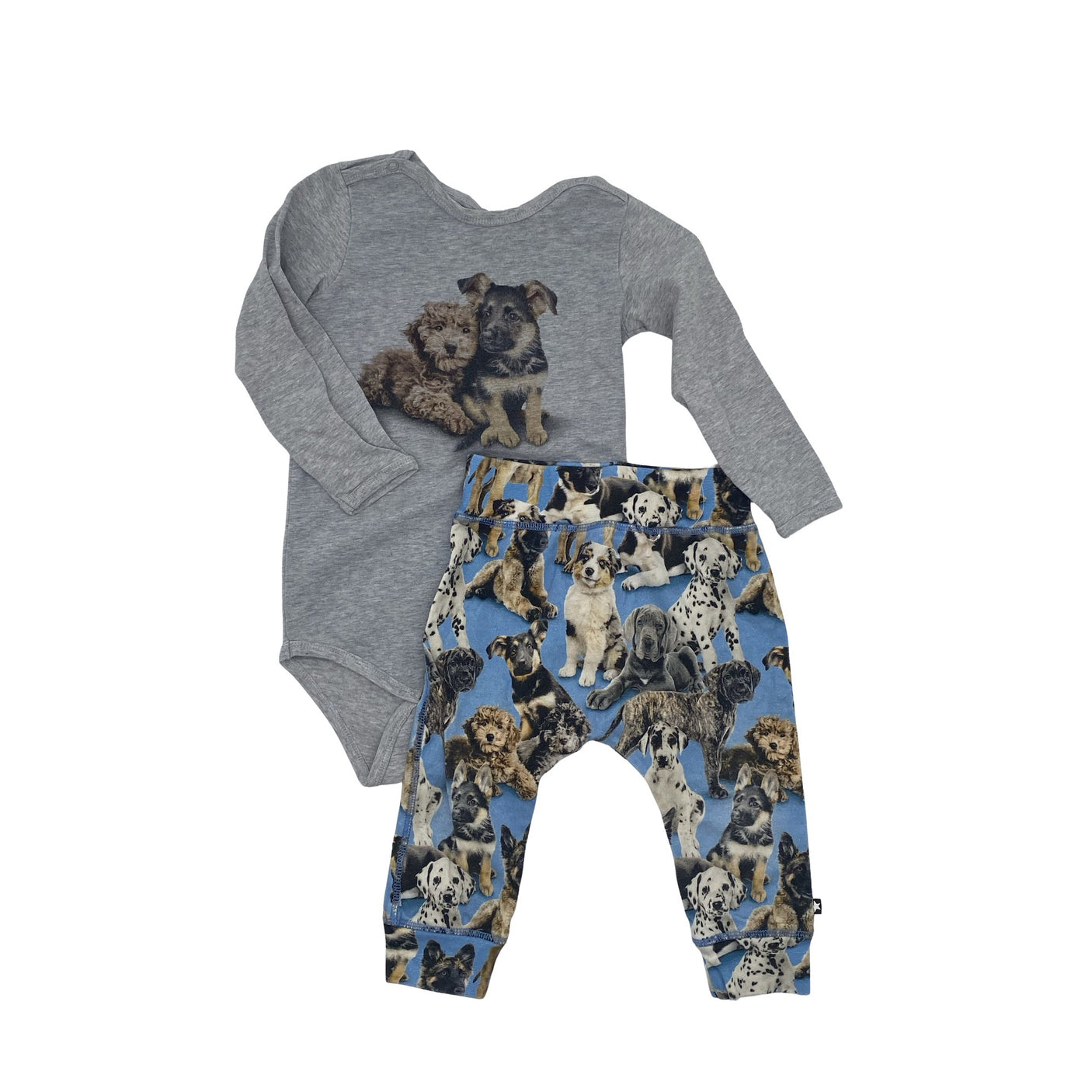 Unisex Molo Kids - Body, koko 74 - 80 - Harmaa (1)