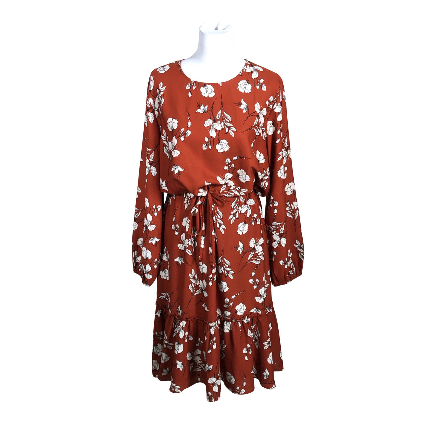 Naisten Your Face - Sifonkimekko, koko 42 - Ruskea (1)