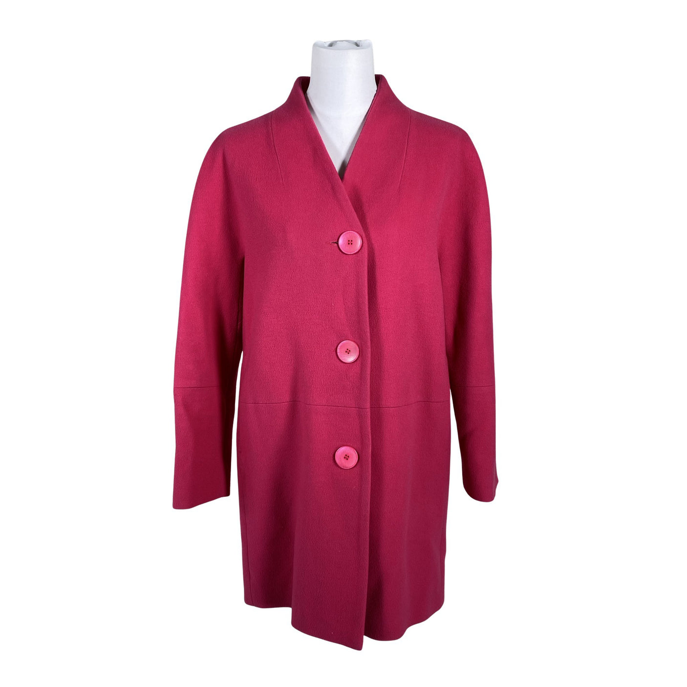 Naisten Dixi Coat - Villakangastakki, koko 36 - Pinkki (1)