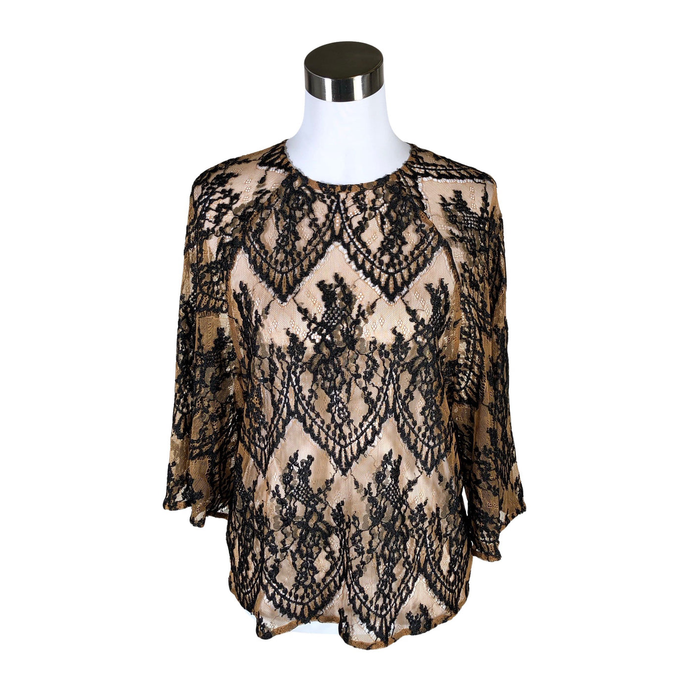 Naisten Ganni - Pusero, koko 38 - Beige (1)