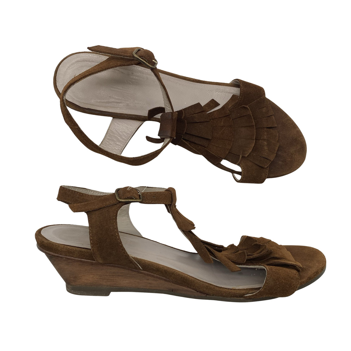 Naisten Billi Bi - Korolliset sandaalit, koko 37 - Ruskea (1)