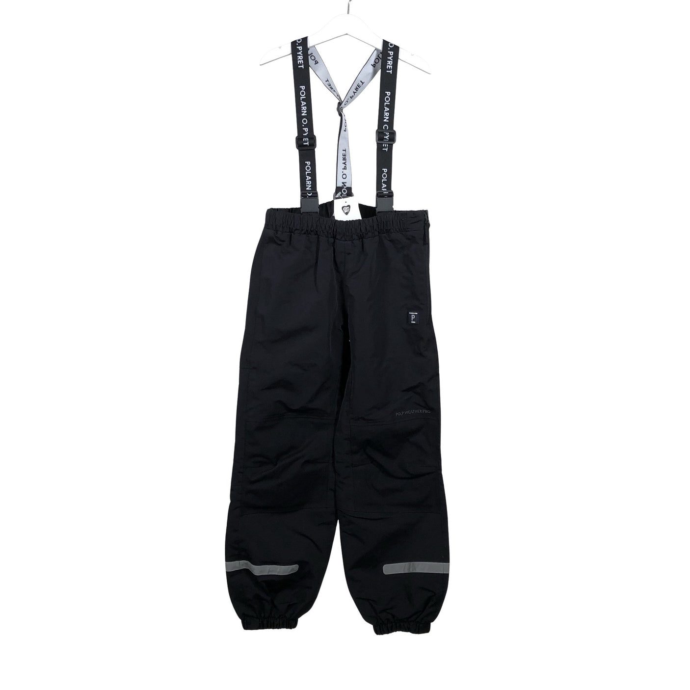 Unisex Polarn O. Pyret - Välikausihousut, koko 134 - 140 - Musta (1)