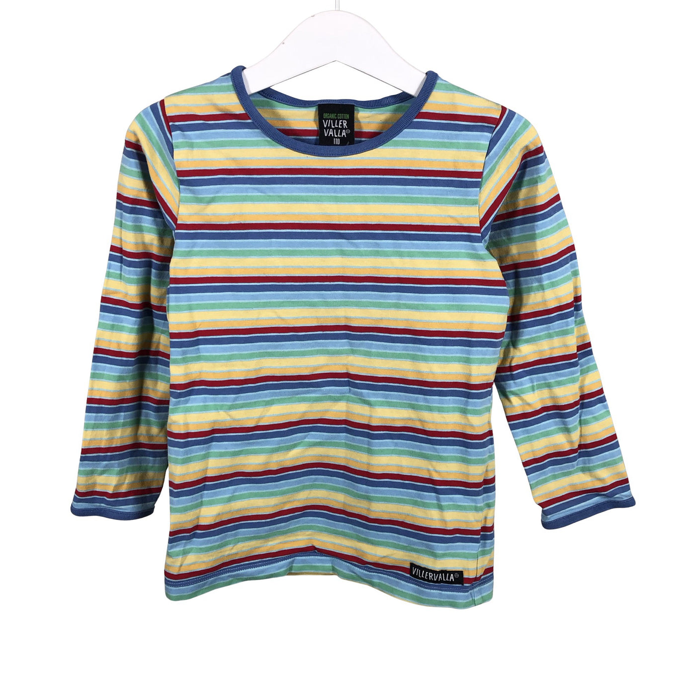 Unisex Villervalla - Trikoopaita, koko 104 - 110 - Vaaleansininen (1)