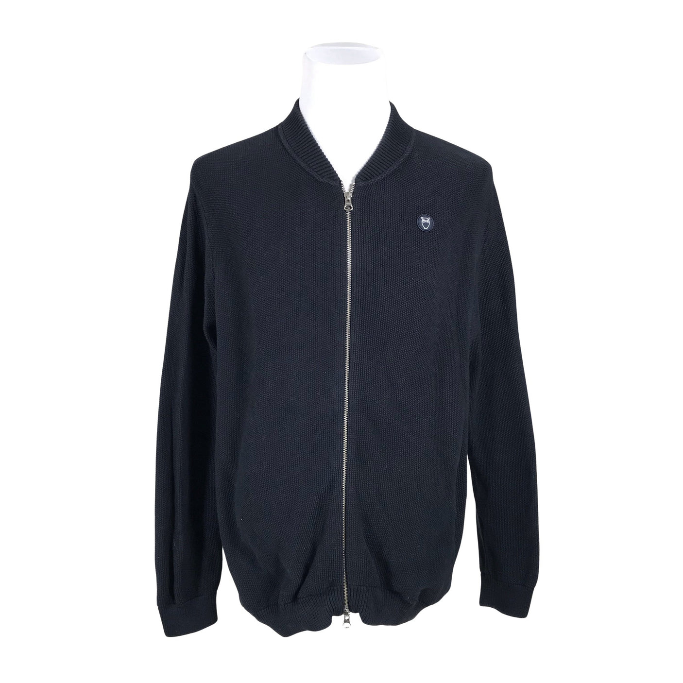 Miesten Knowledge Cotton Apparel - Neuletakki, koko L - Sininen (1)