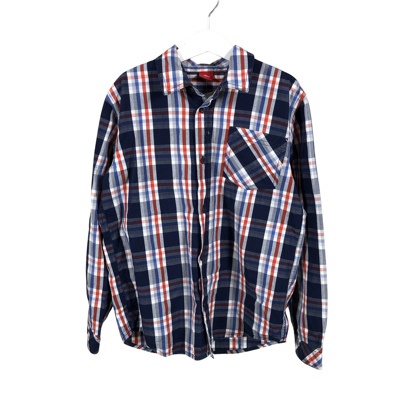 Unisex s.Oliver - Kauluspaita, koko 134 - 140 - Sininen (1)