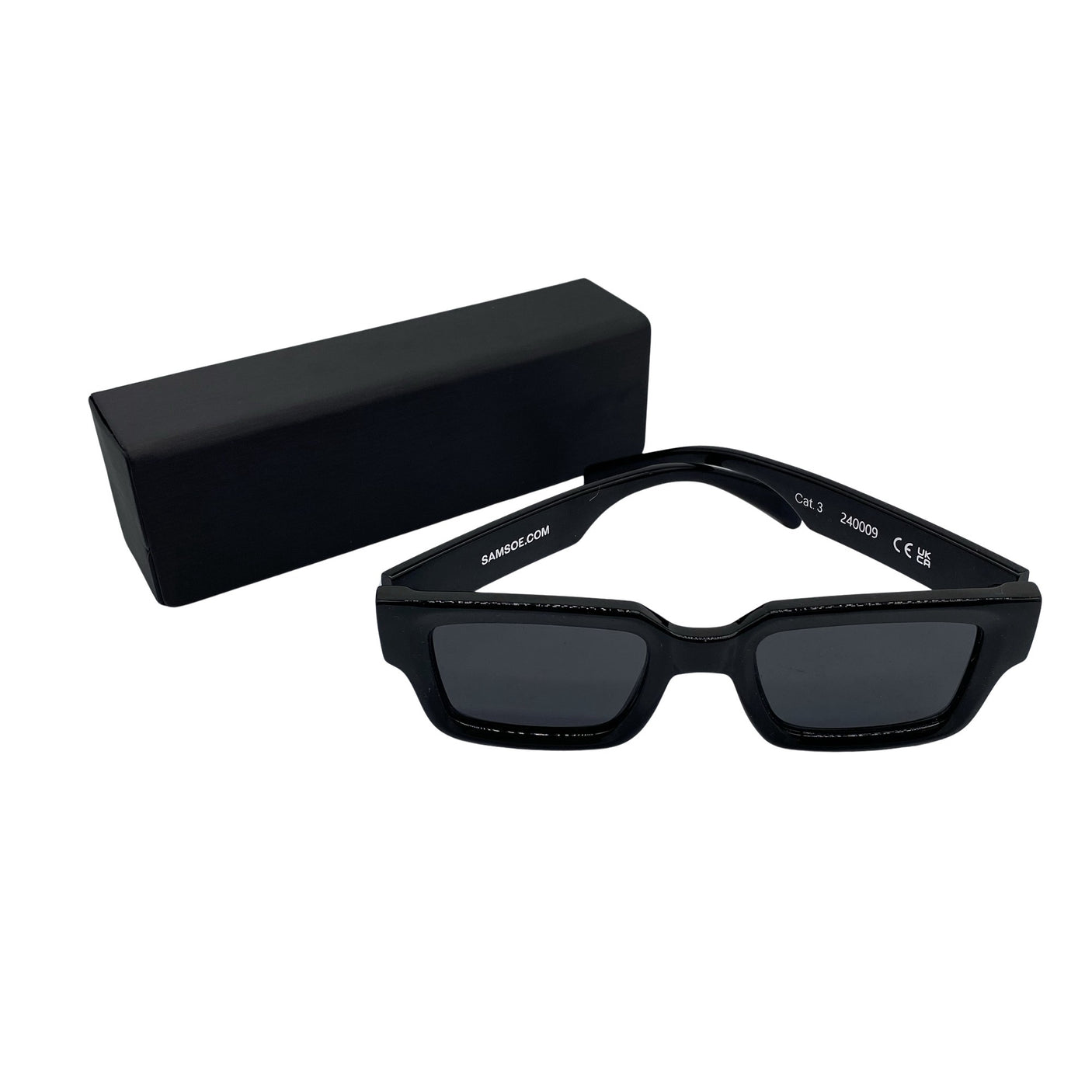 Unisex Samsoe&Samsoe - Aurinkolasit, koko Ei kokoa - Musta (1)