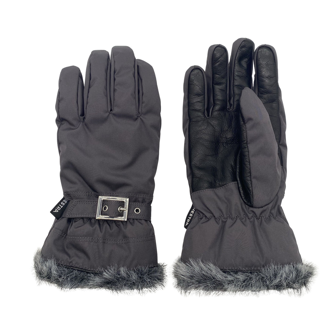 Naisten Hestra - Talvihanskat, koko Ei kokoa - Harmaa (1)