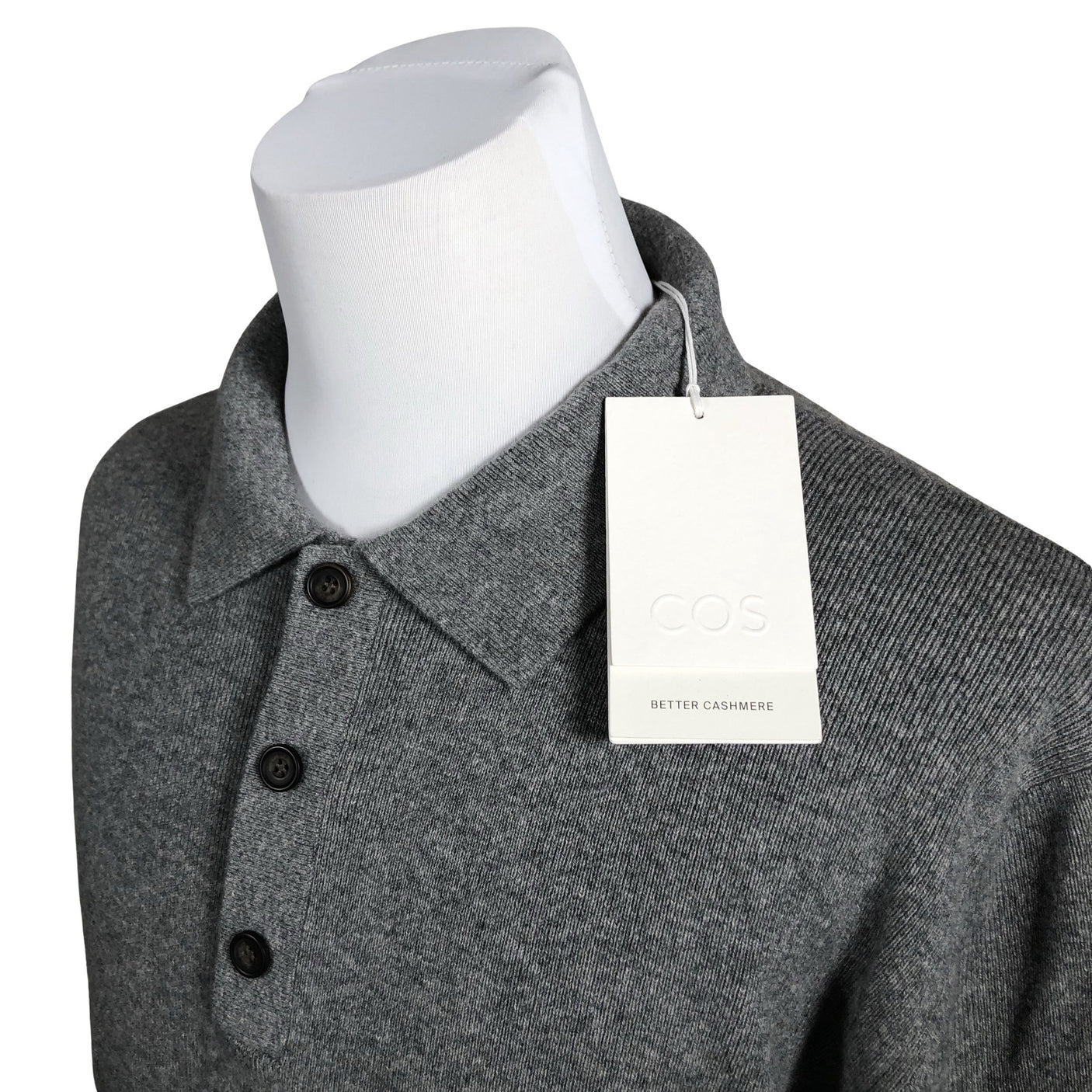 Miesten COS - Neulepaita, koko XL - Harmaa (2)