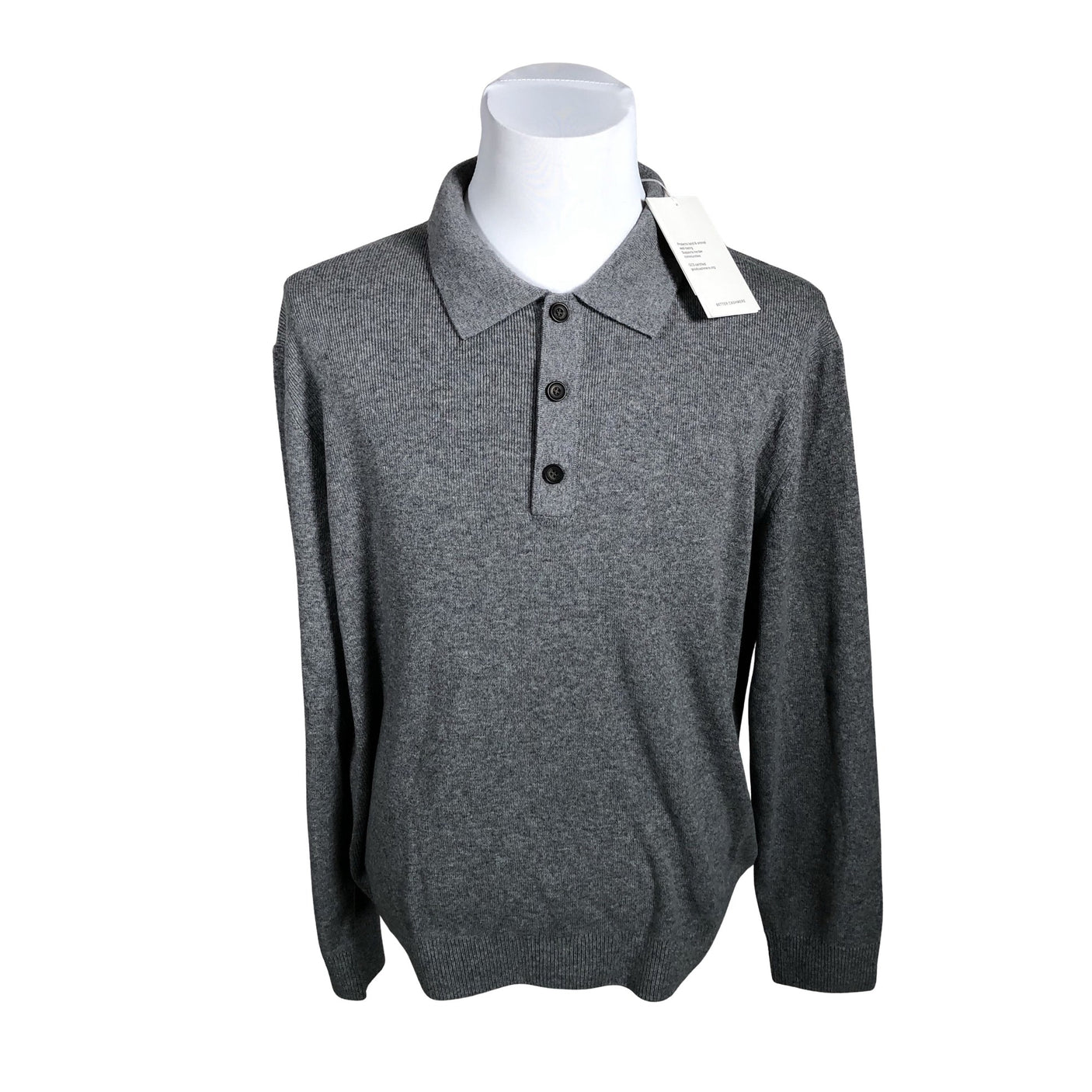Miesten COS - Neulepaita, koko XL - Harmaa (1)