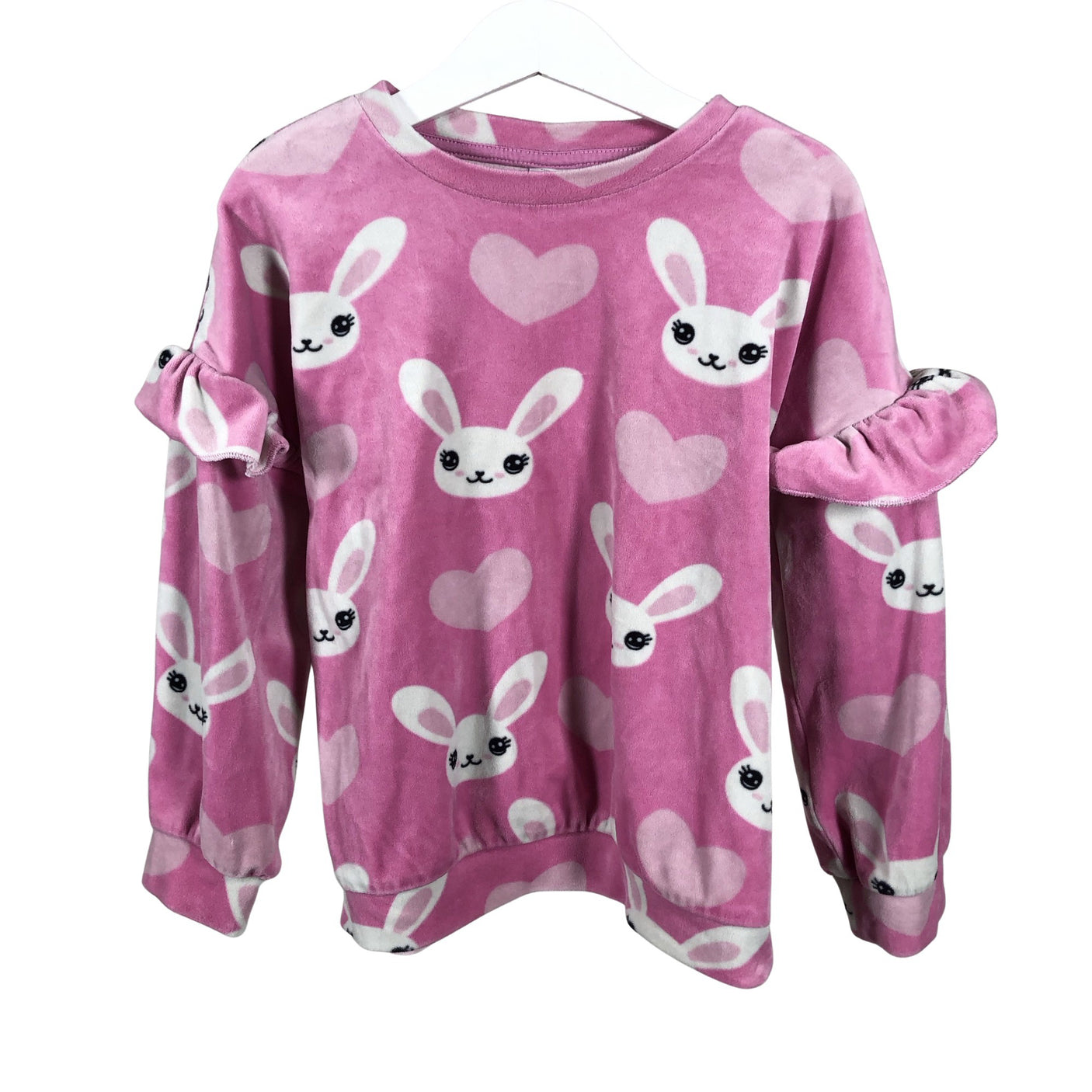 Tyttöjen Lindex - Collegepaita, koko 116 - 122 - Pinkki (1)