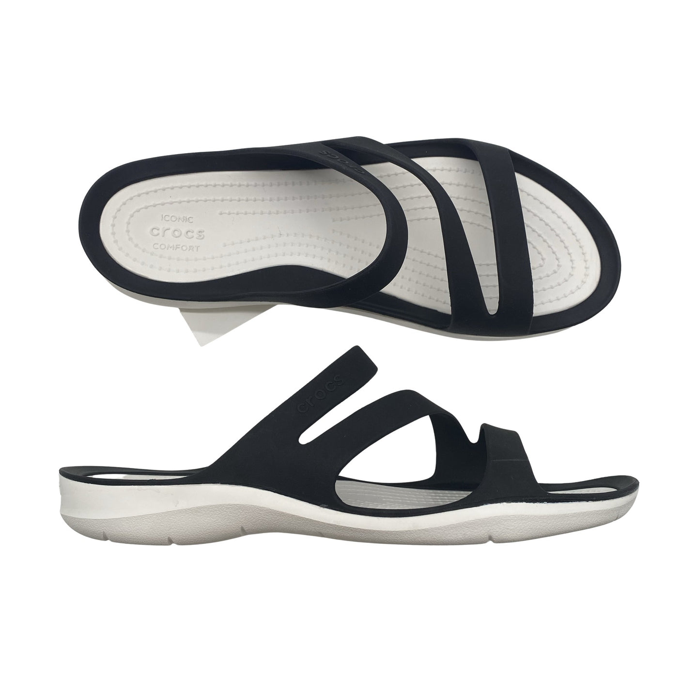 Naisten Crocs - Sandaalit, koko 40 - Musta (1)
