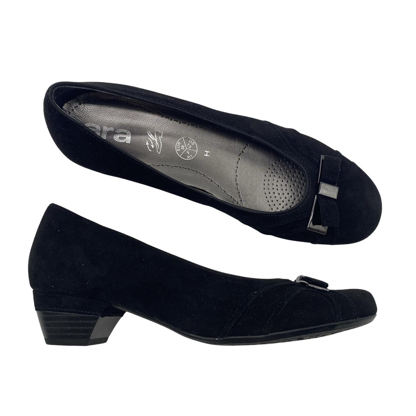 Naisten Ara - Korkokengät, koko 38 - Musta (1)