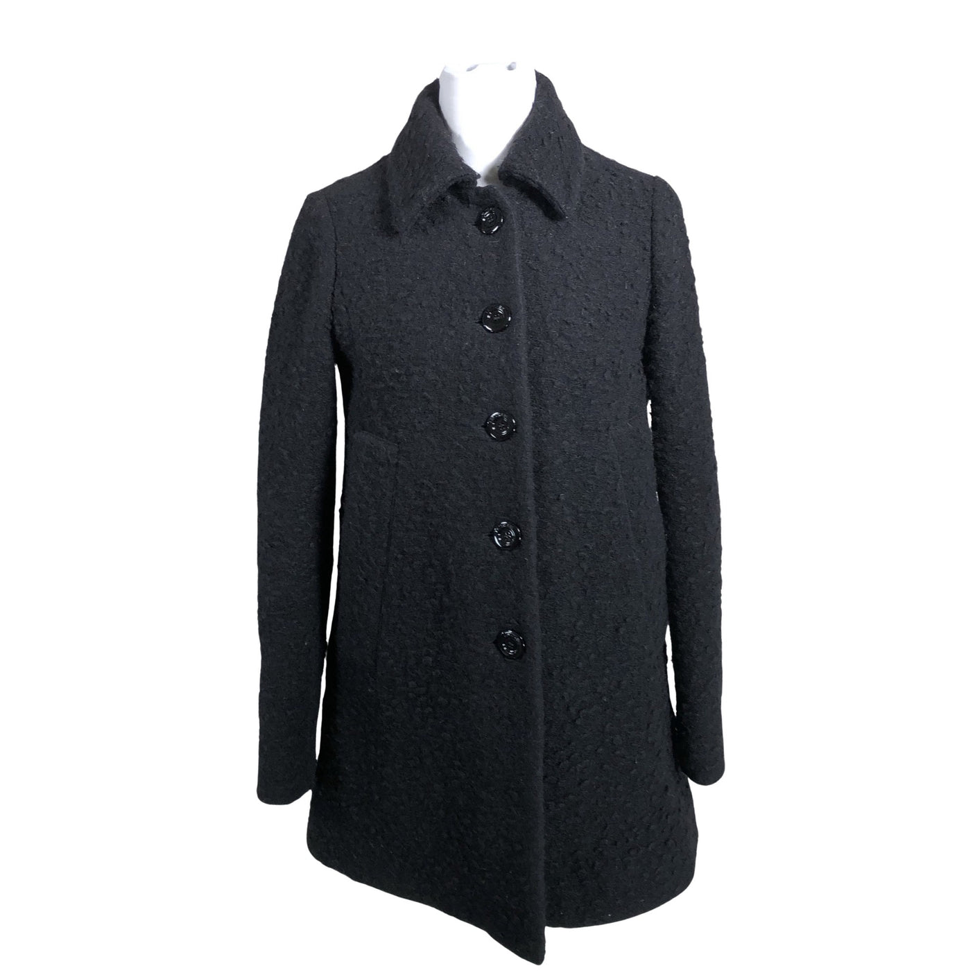 Naisten Uptobe - Villakangastakki, koko 38 - Musta (1)