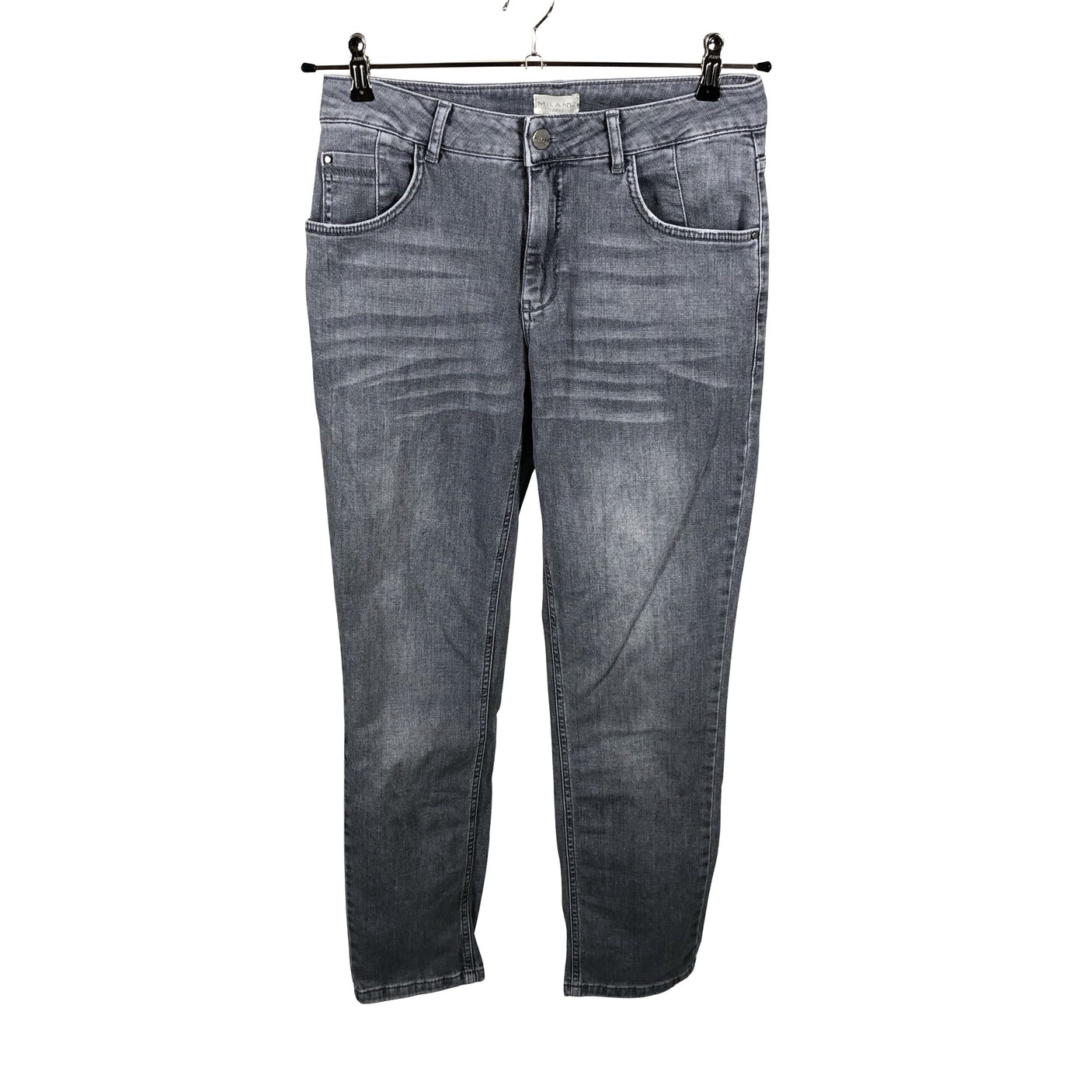 Naisten Milano Italy - Farkut, koko 38 - Harmaa (1)