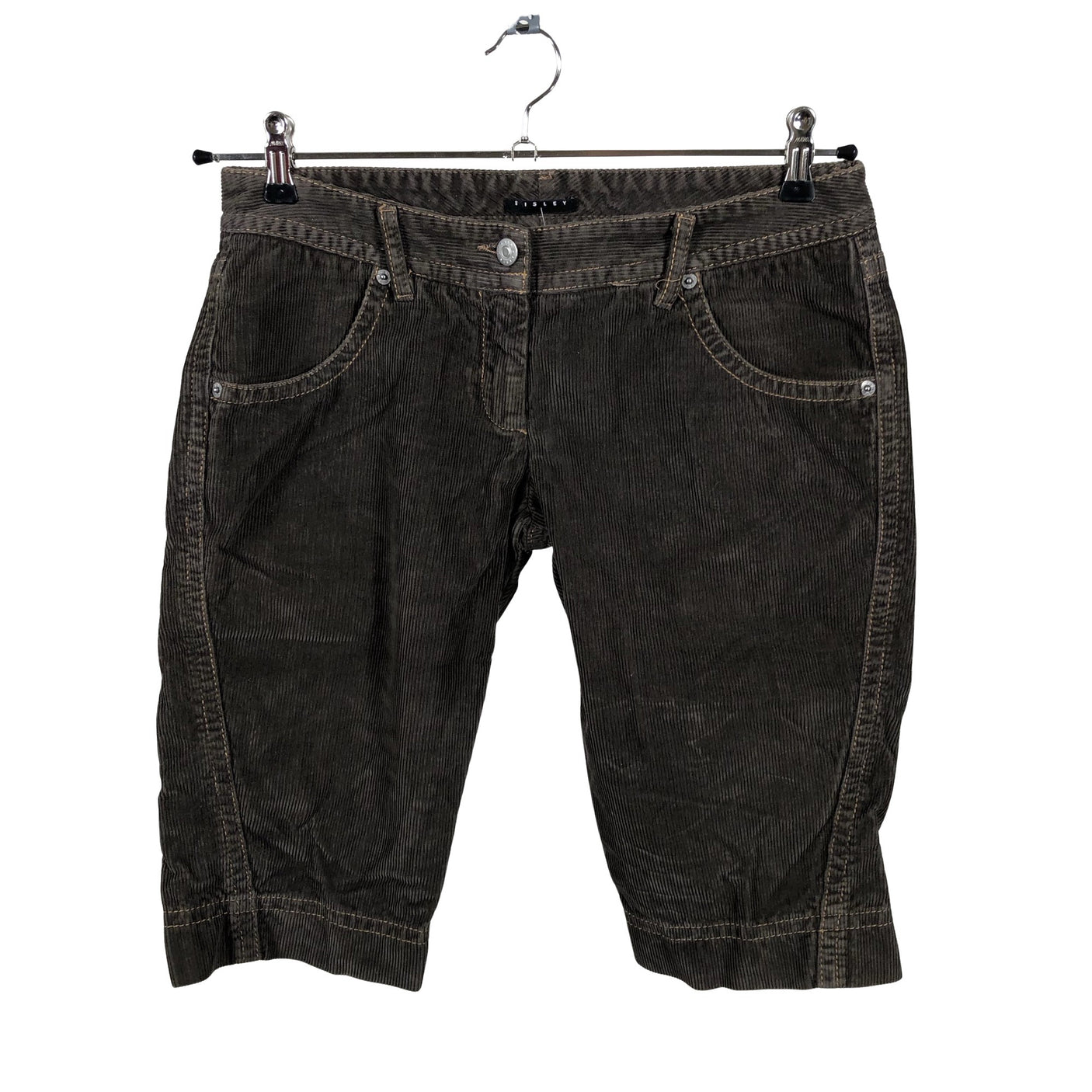 Naisten Sisley - Shortsit, koko 38 - Ruskea (1)
