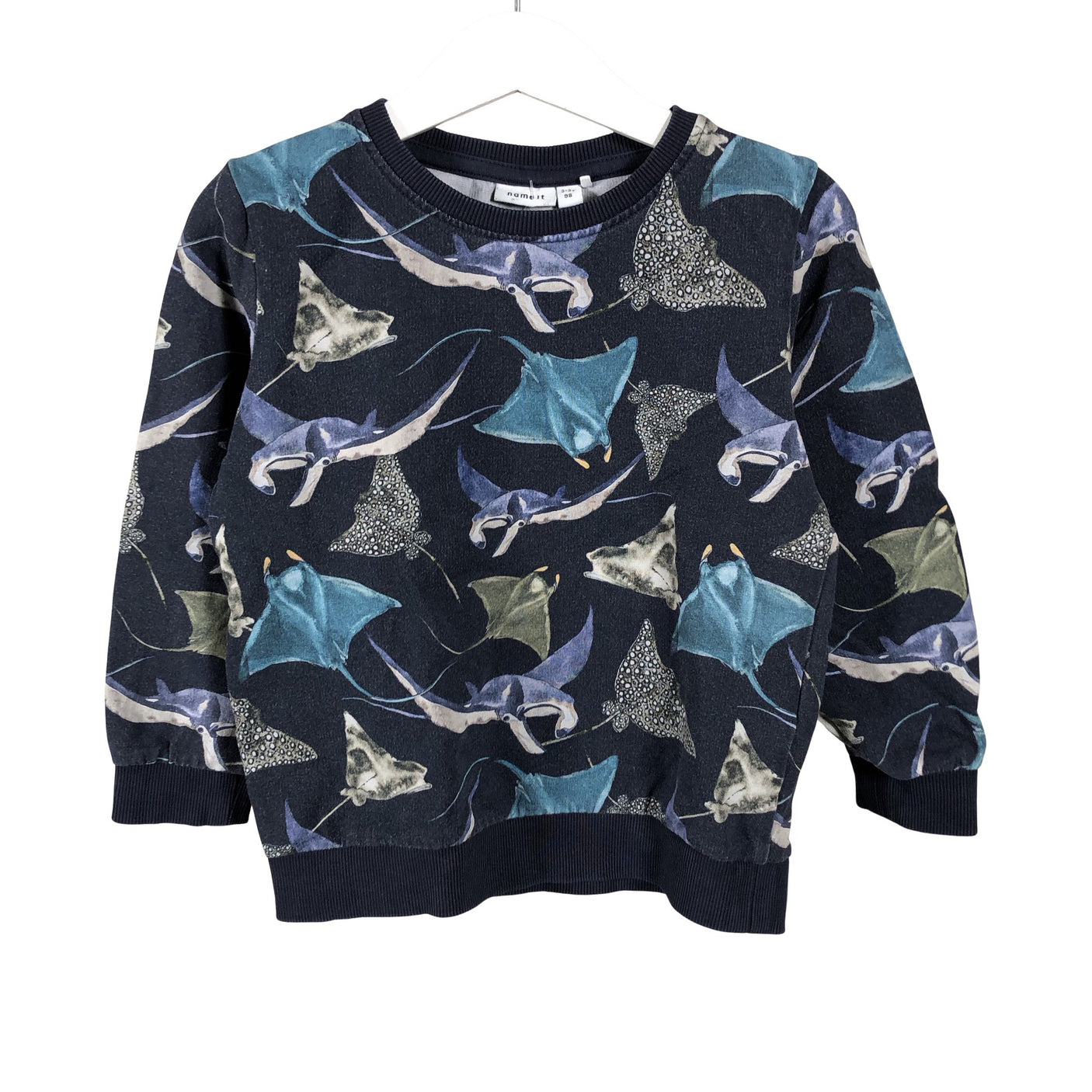 Unisex Name It - Collegepaita, koko 92 - 98 - Sininen (2)