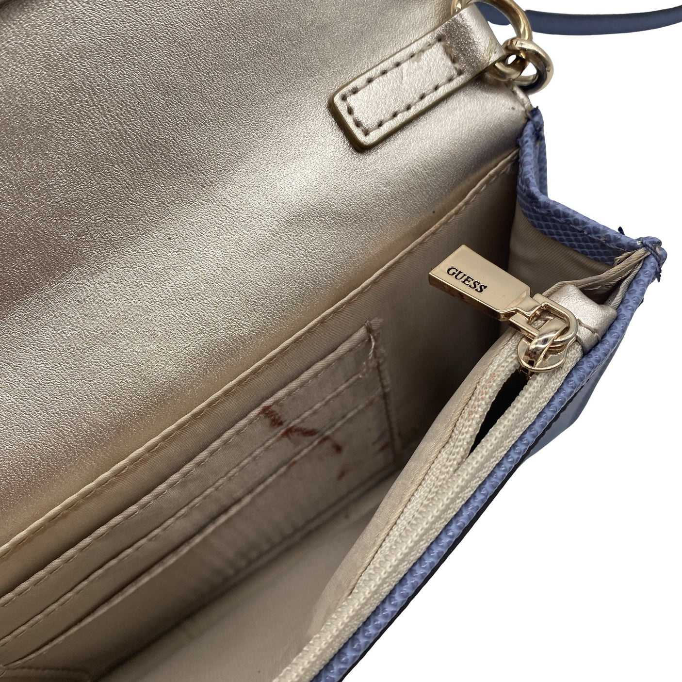 Naisten Guess - Olkalaukku, koko Mini - Vaaleansininen (2)