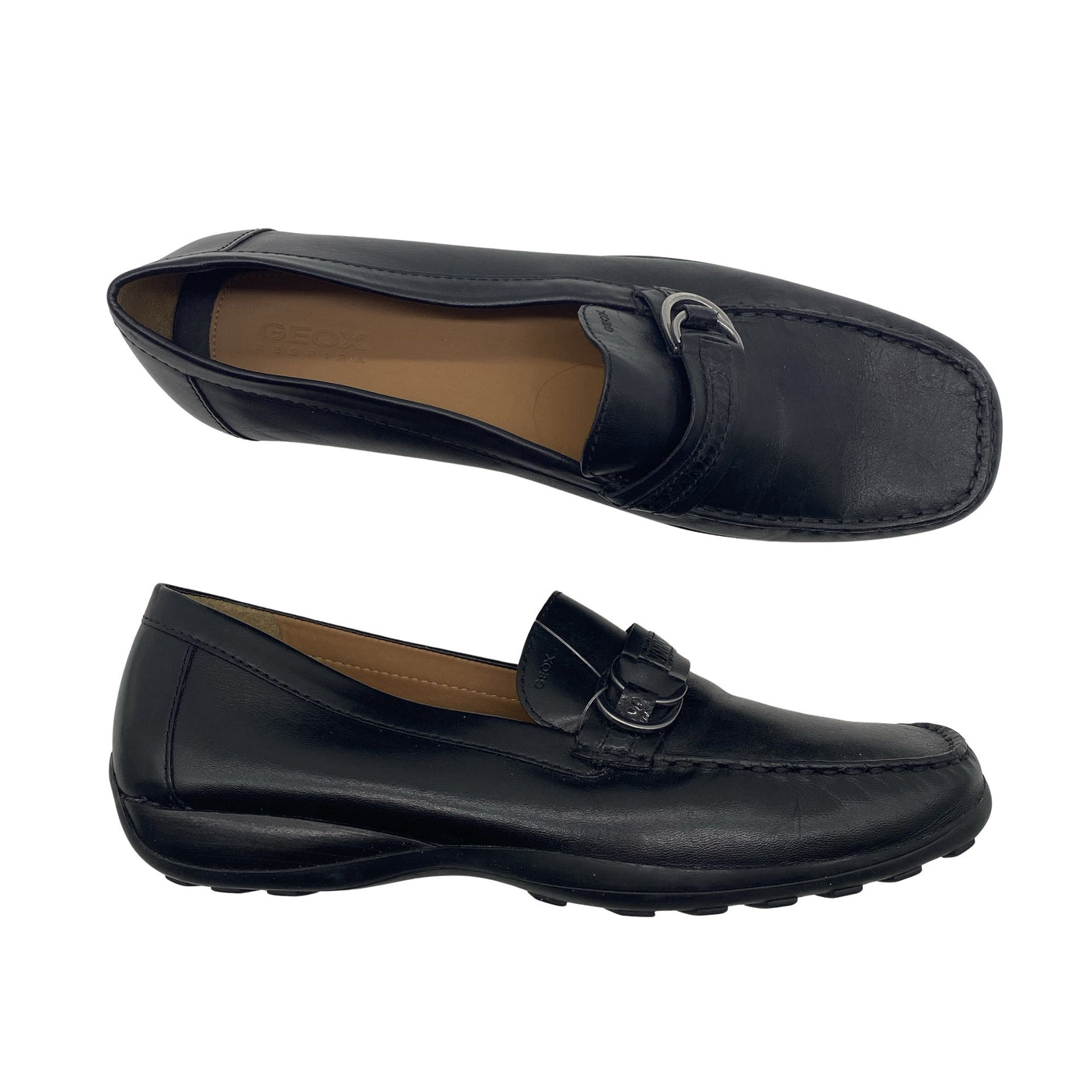 Naisten Geox - Loaferit, koko 41 - Musta (1)